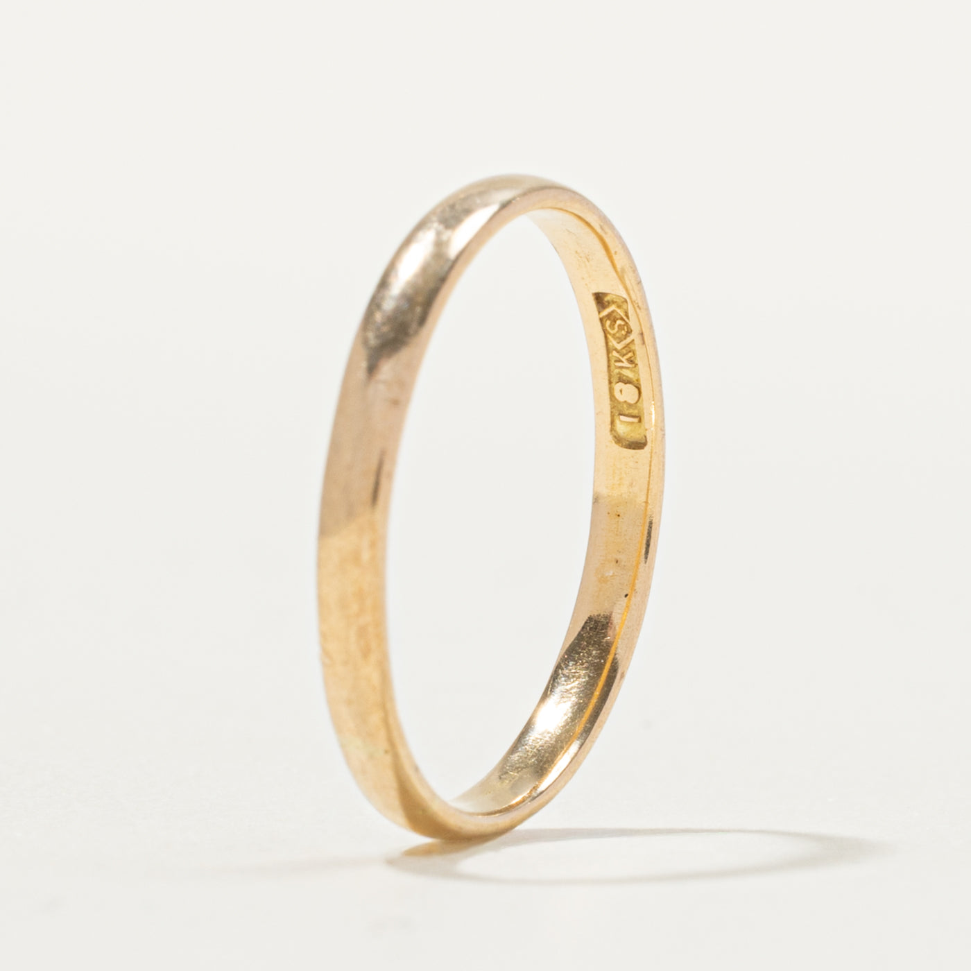 18k Yellow Gold Band | 2.24mm | SZ 6.5