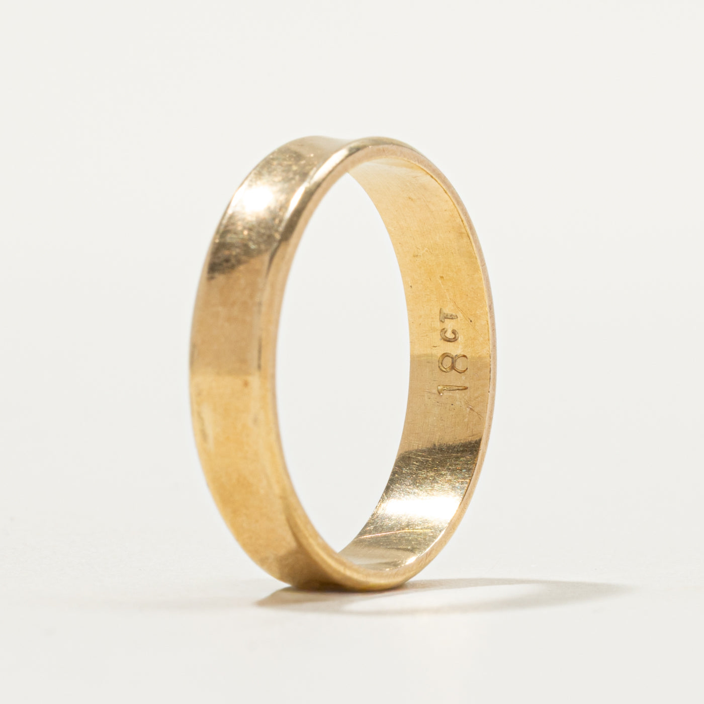 Alliance en or jaune 18 carats | 4,53 mm | Taille 8,5