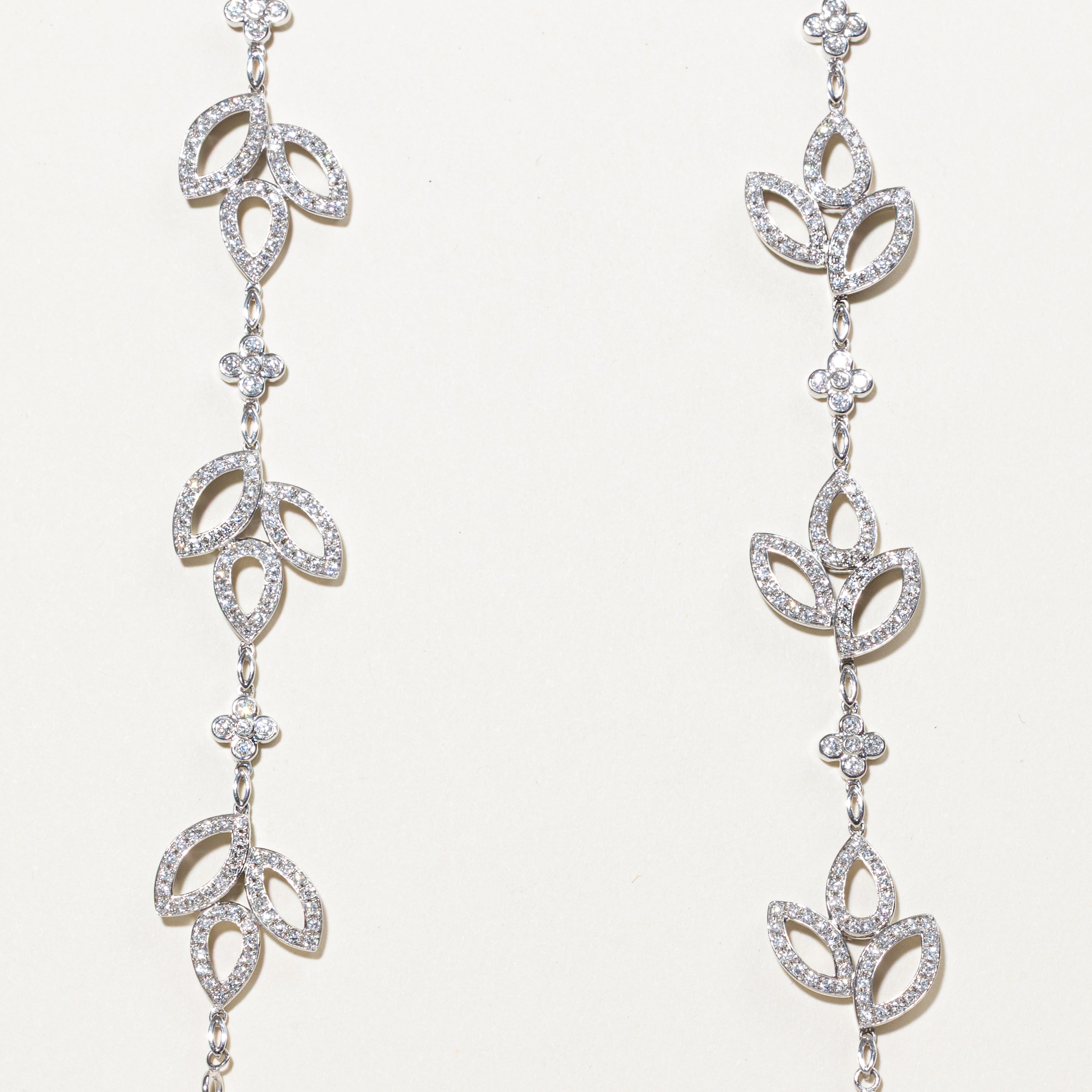 18k Diamond Encrusted Vine Necklace | 4.86ctw | 17.5"