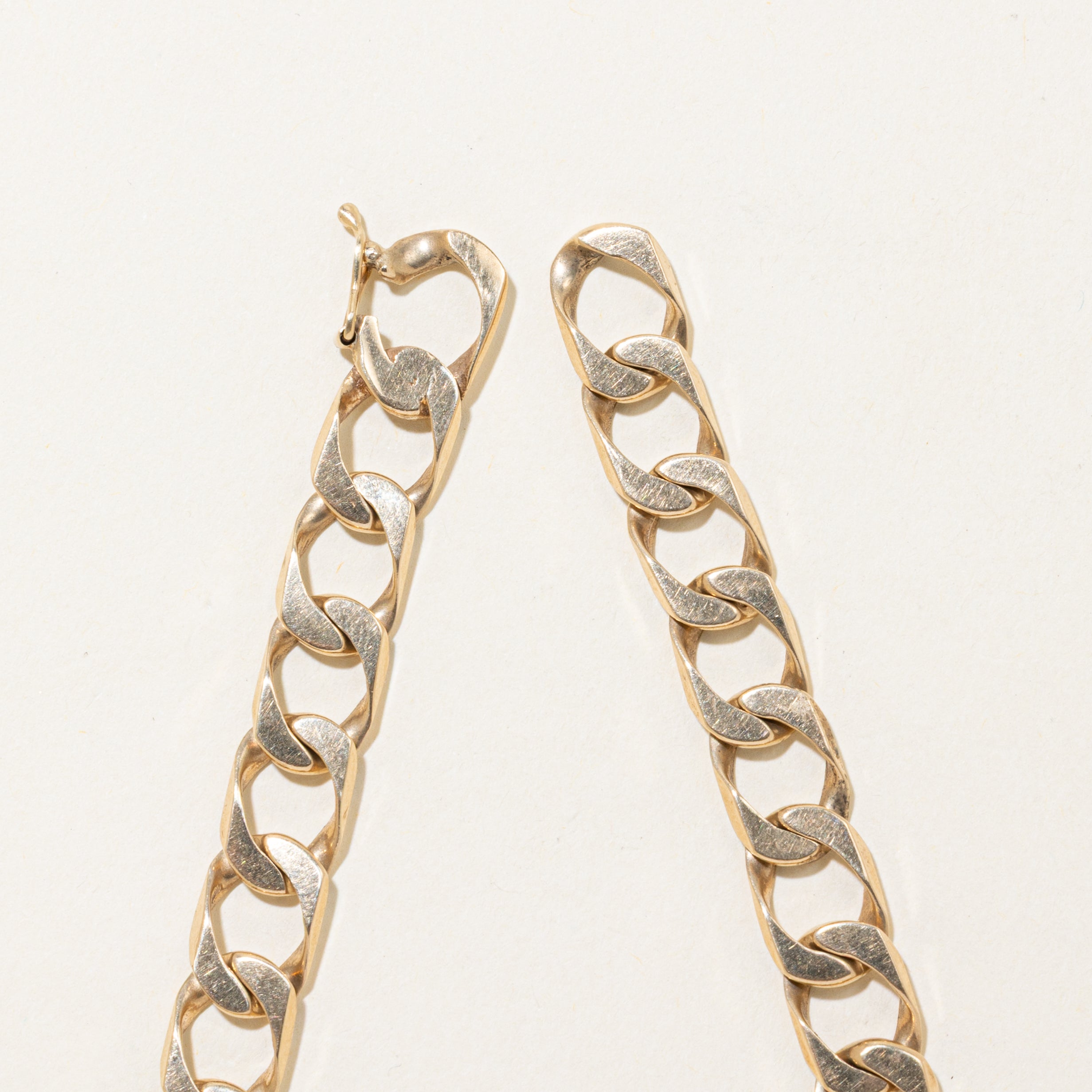 10k Yellow Gold Curb Link Bracelet | 7.5"