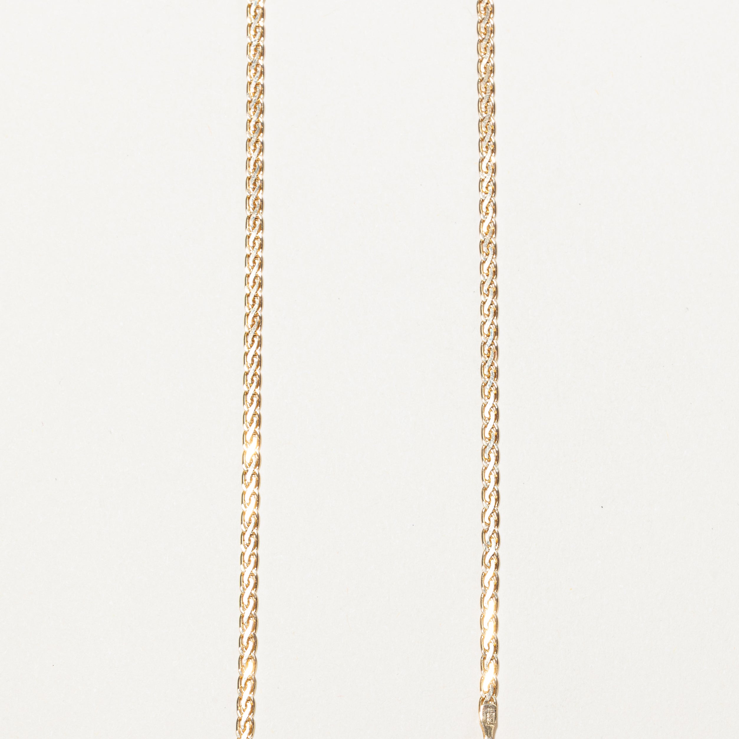 Yellow Gold Diamond Chevron Pendant Necklace | 0.78ctw | 17"