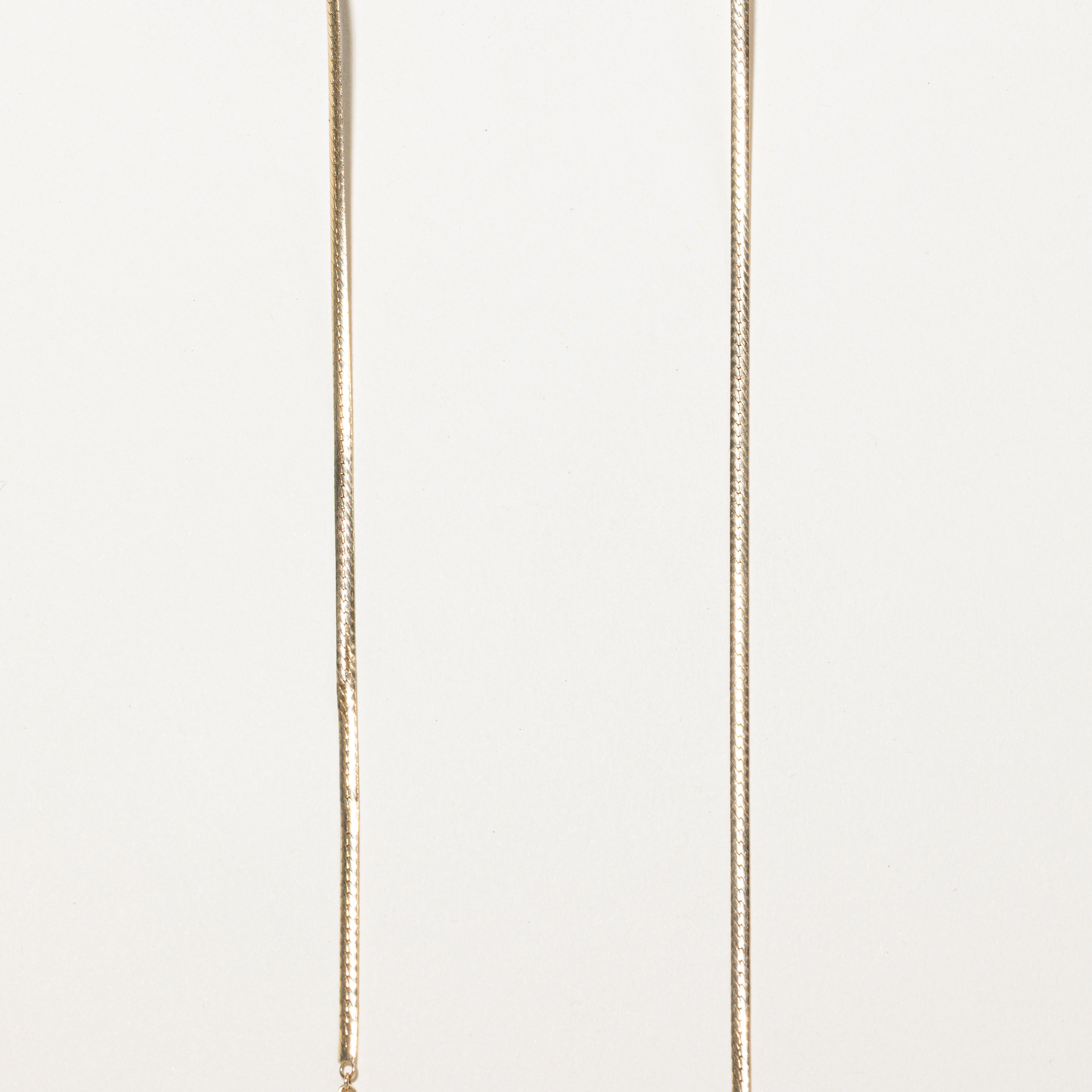 Marquise Cut Diamond Chevron Pendant Necklace | 0.50ctw | 16"