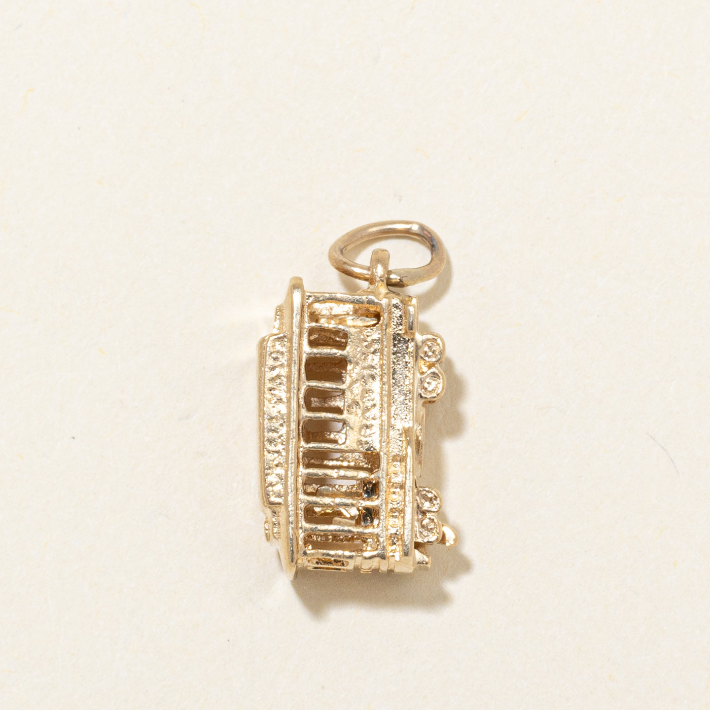 14k Yellow Gold San Francisco Cable Car Charm