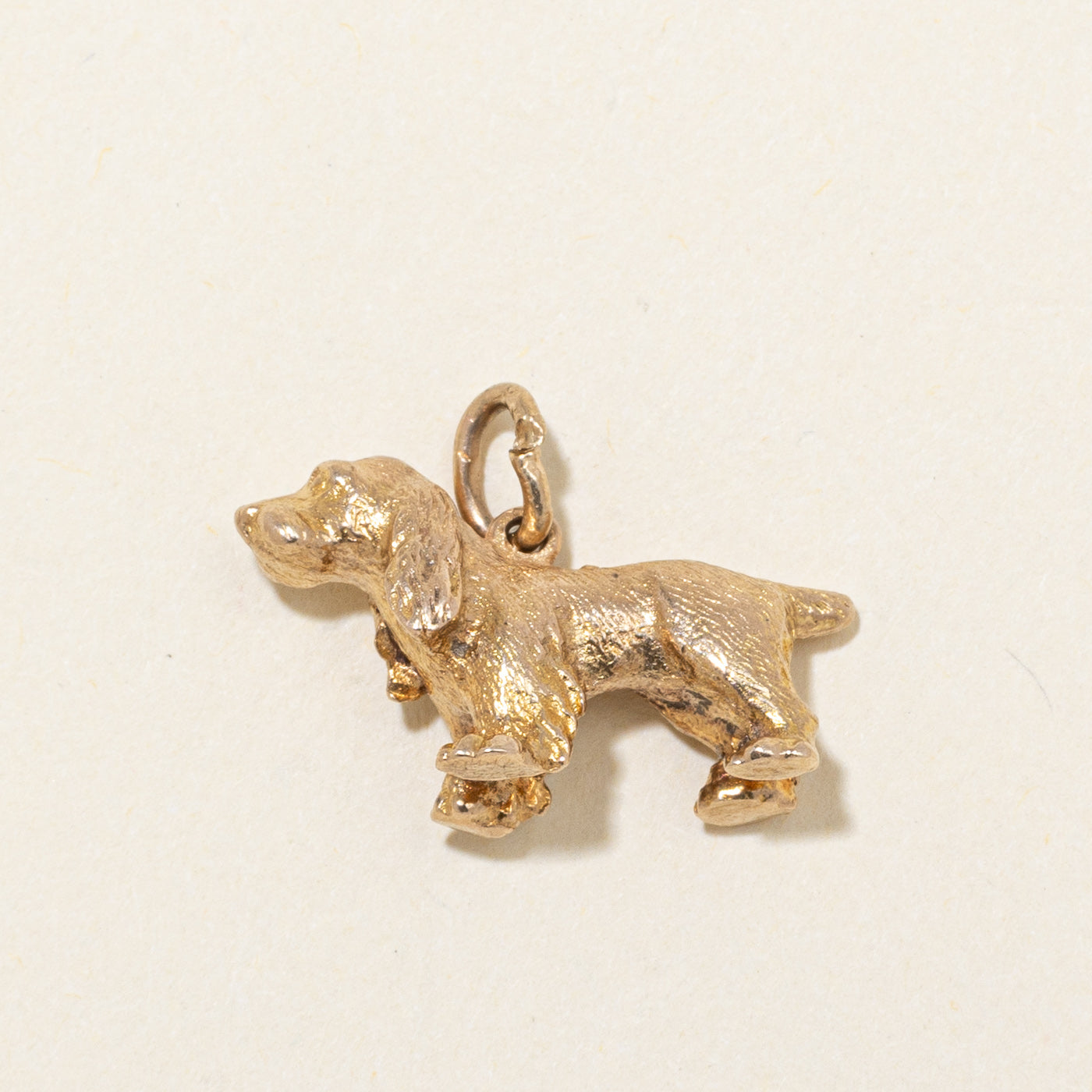 1970 London 9k Yellow Gold Dog Charm