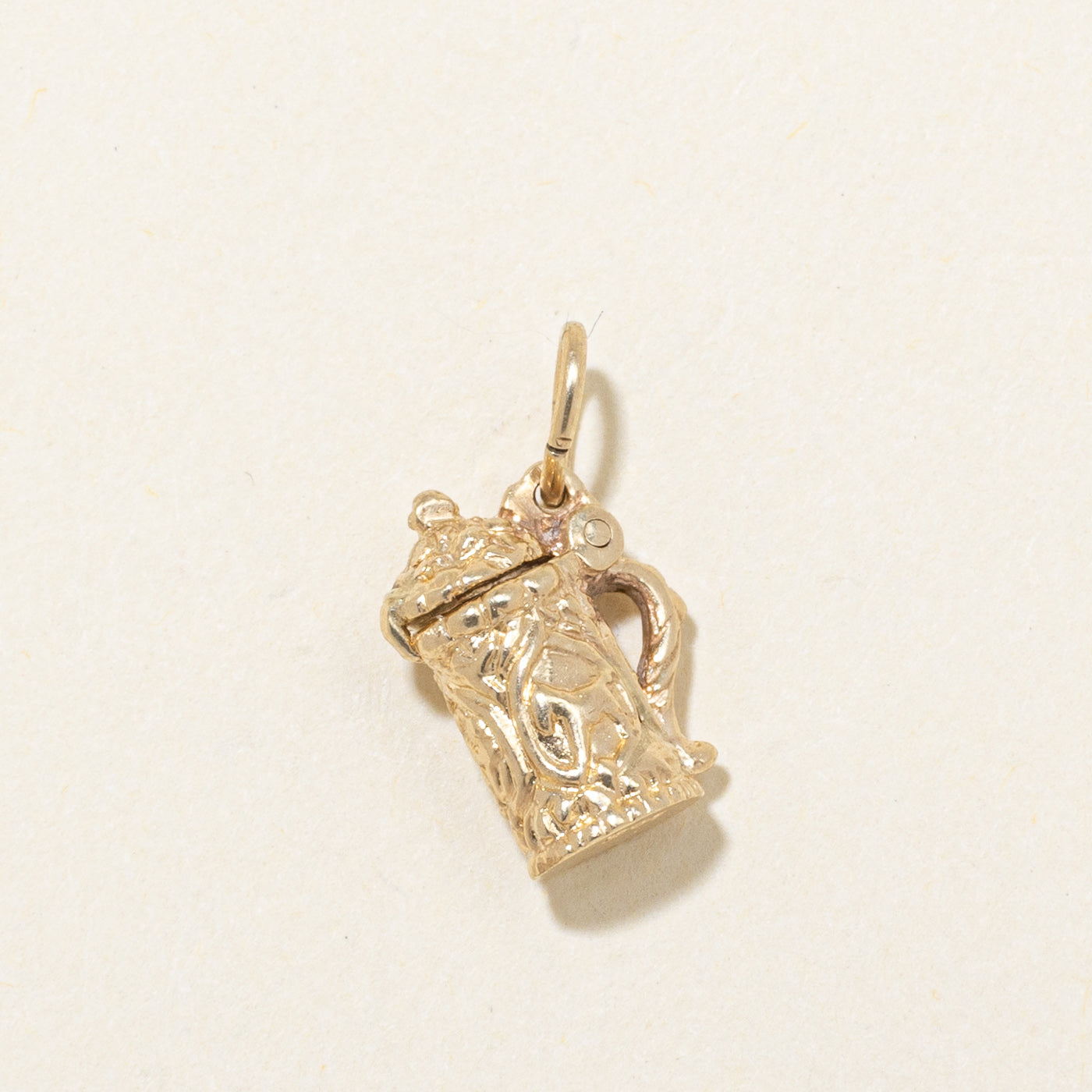 10k Yellow Gold Beer Stein Charm
