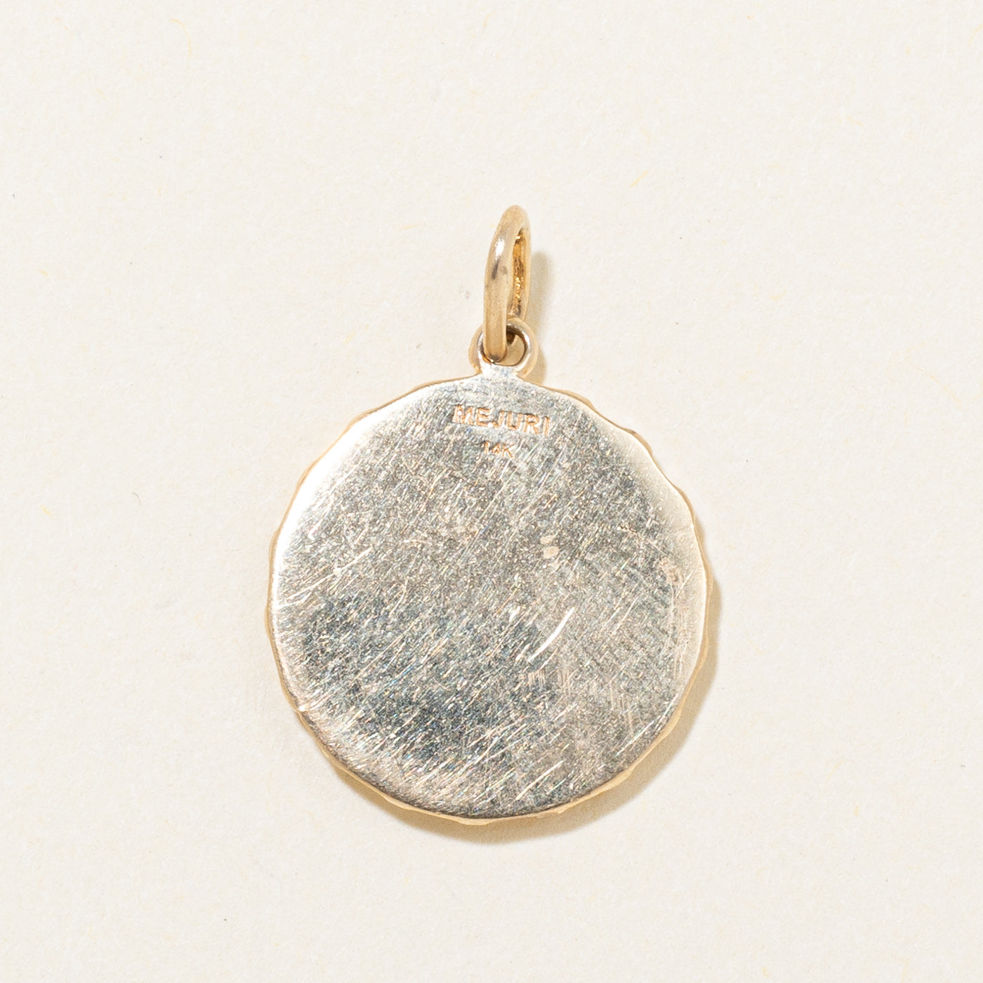 'Mejuri' 14k Yellow Gold Snake Pendant