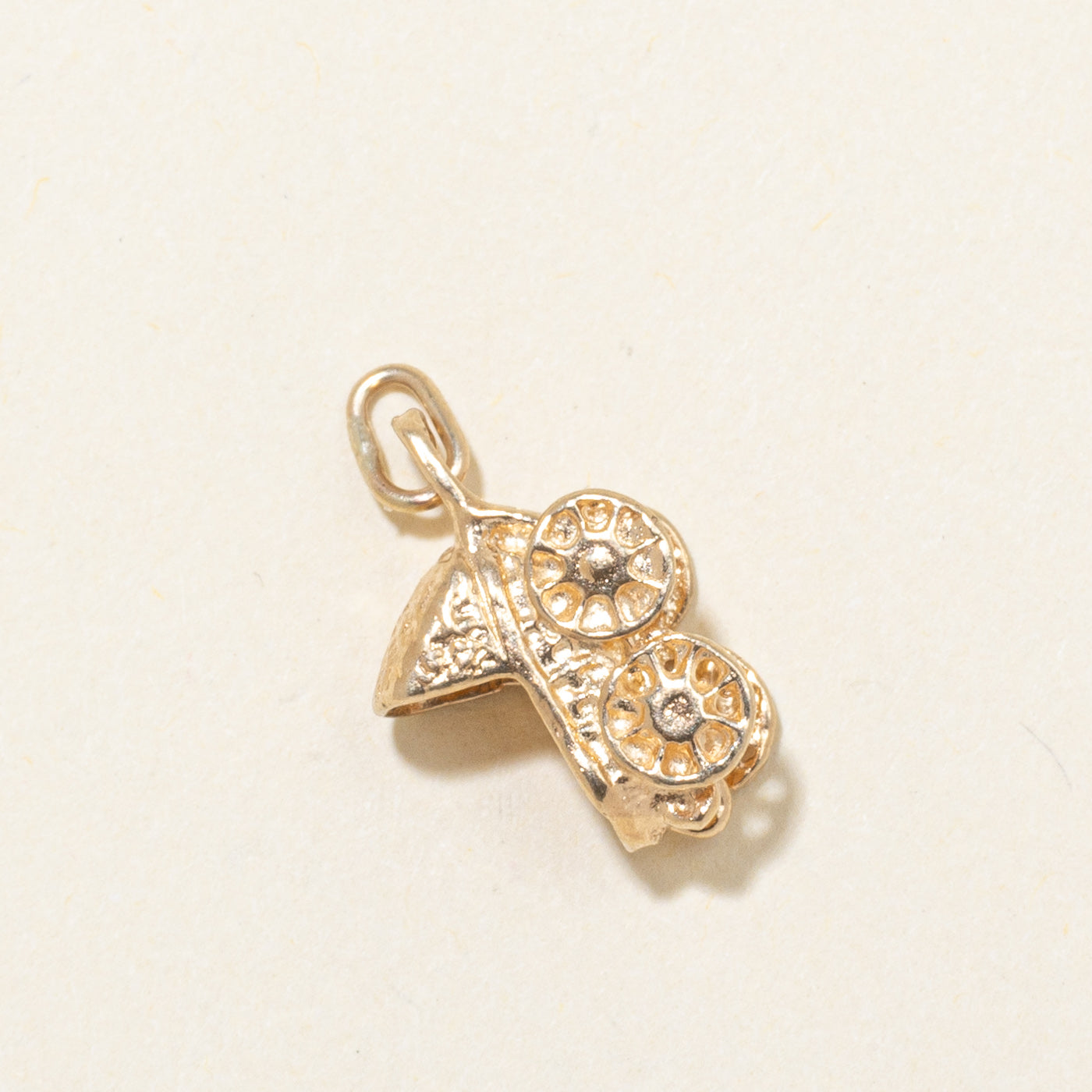 10k Yellow Gold Baby Carriage Charm