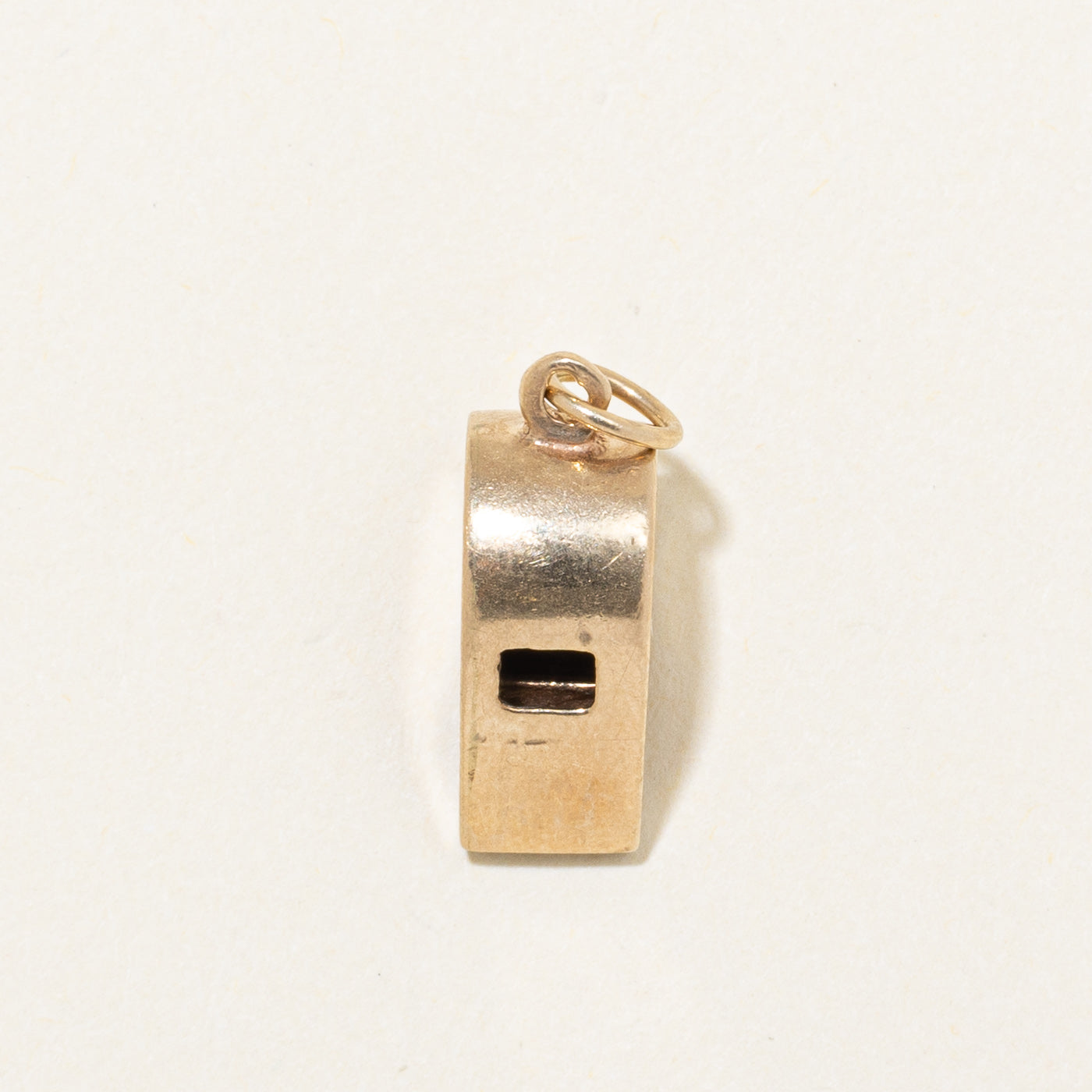 10k Yellow Gold Whistle Charm