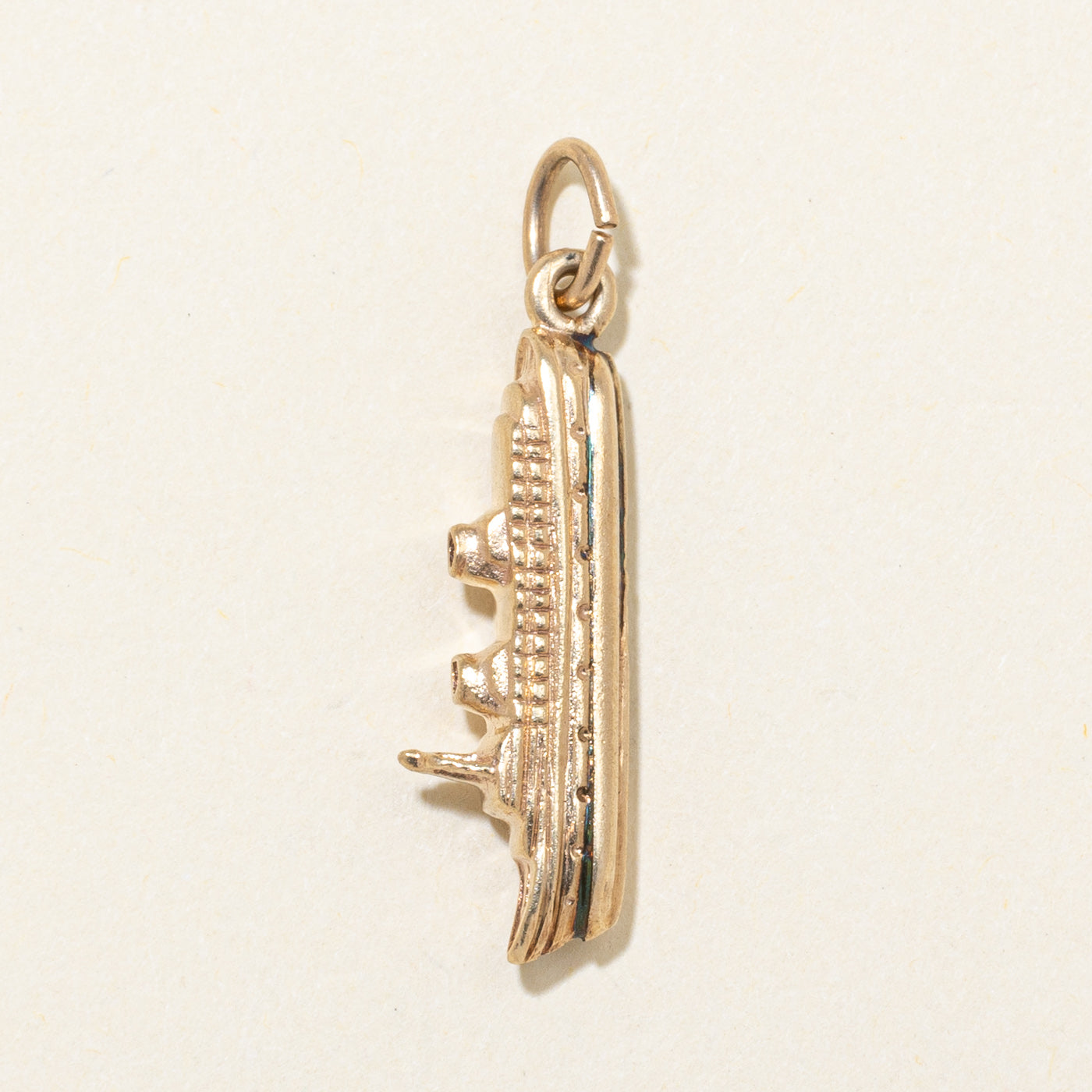 10k Yellow Gold Cruise Ship Charm