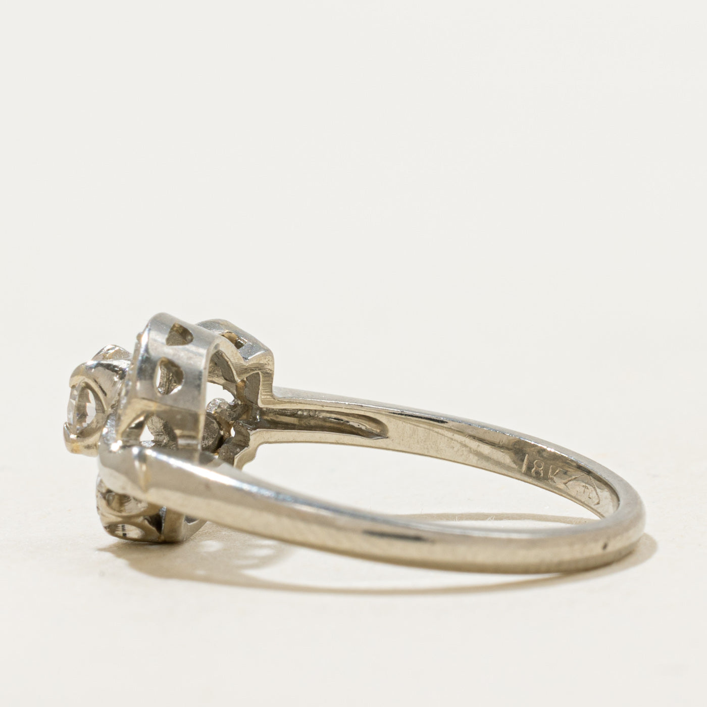 18k Diamond Openwork Ring | 0.28ctw | SZ 5.75