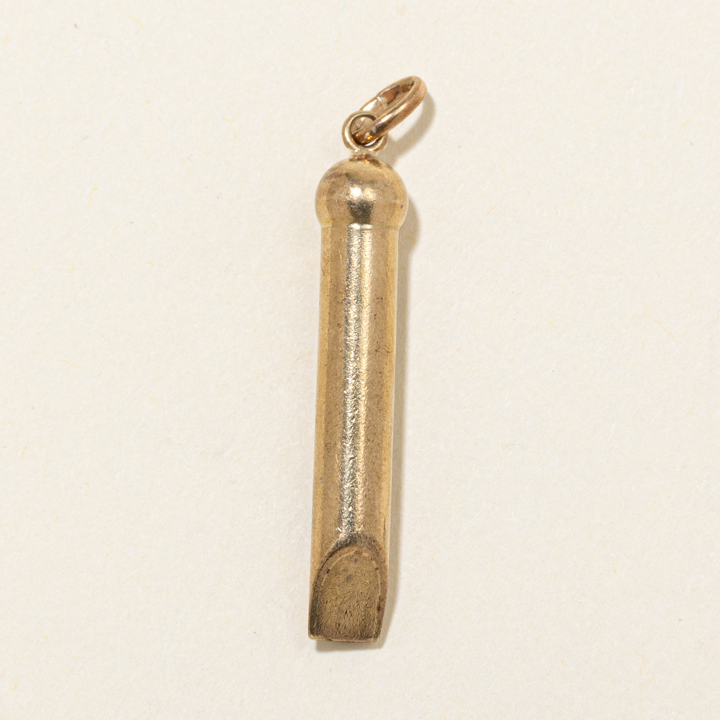 8k Yellow Gold Whistle Charm