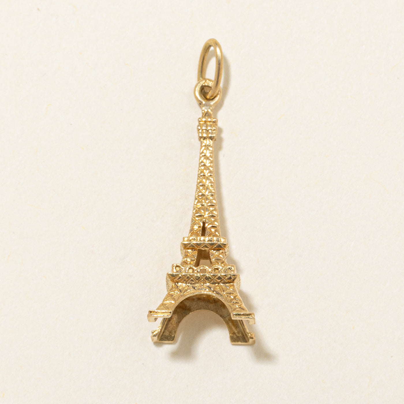 20k Yellow Gold Eiffel Tower Charm