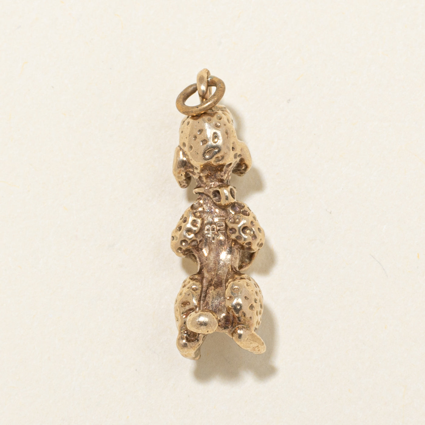 10k Yellow Gold Poodle Charm