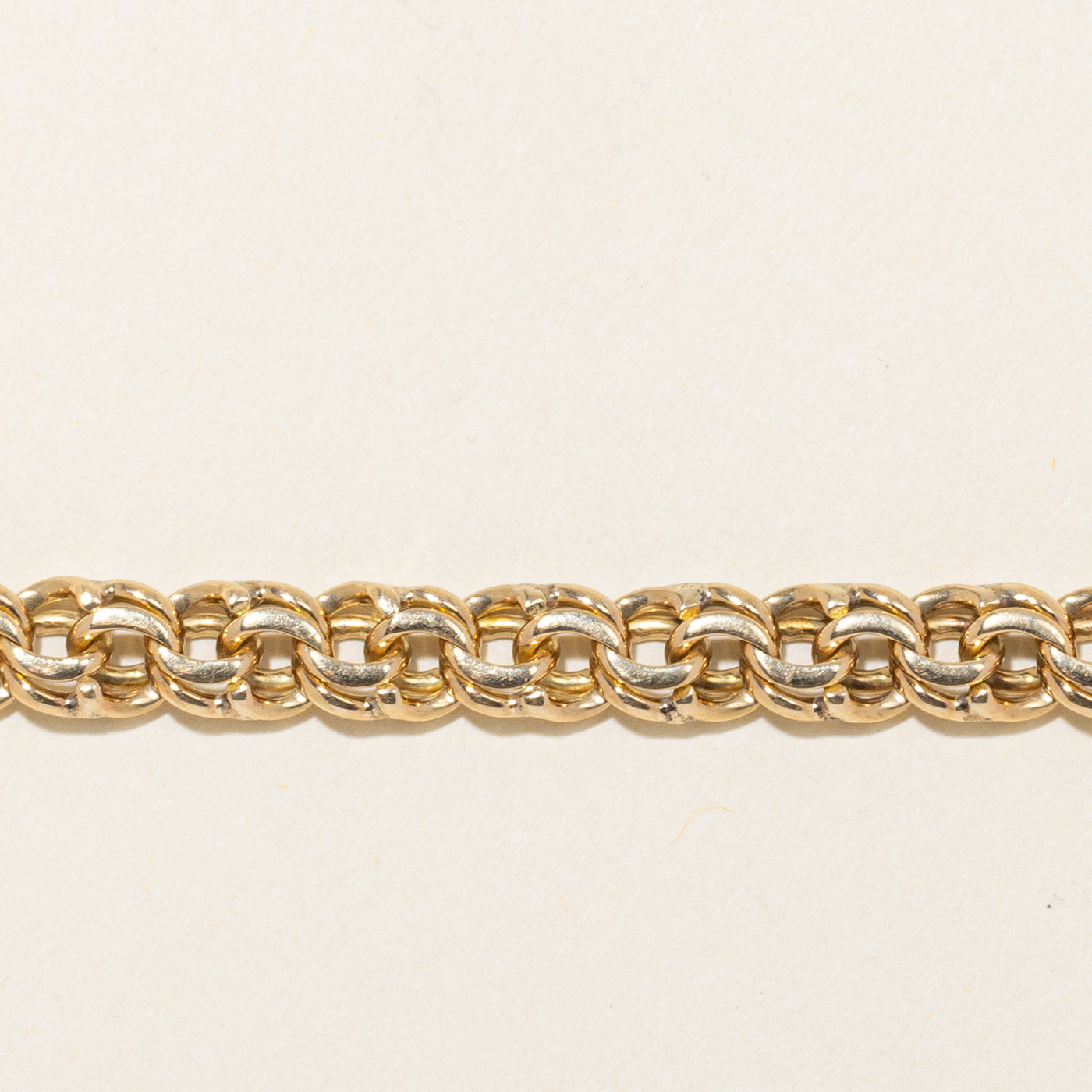 18k Yellow Gold Byzantine Chain Bracelet | 8" |