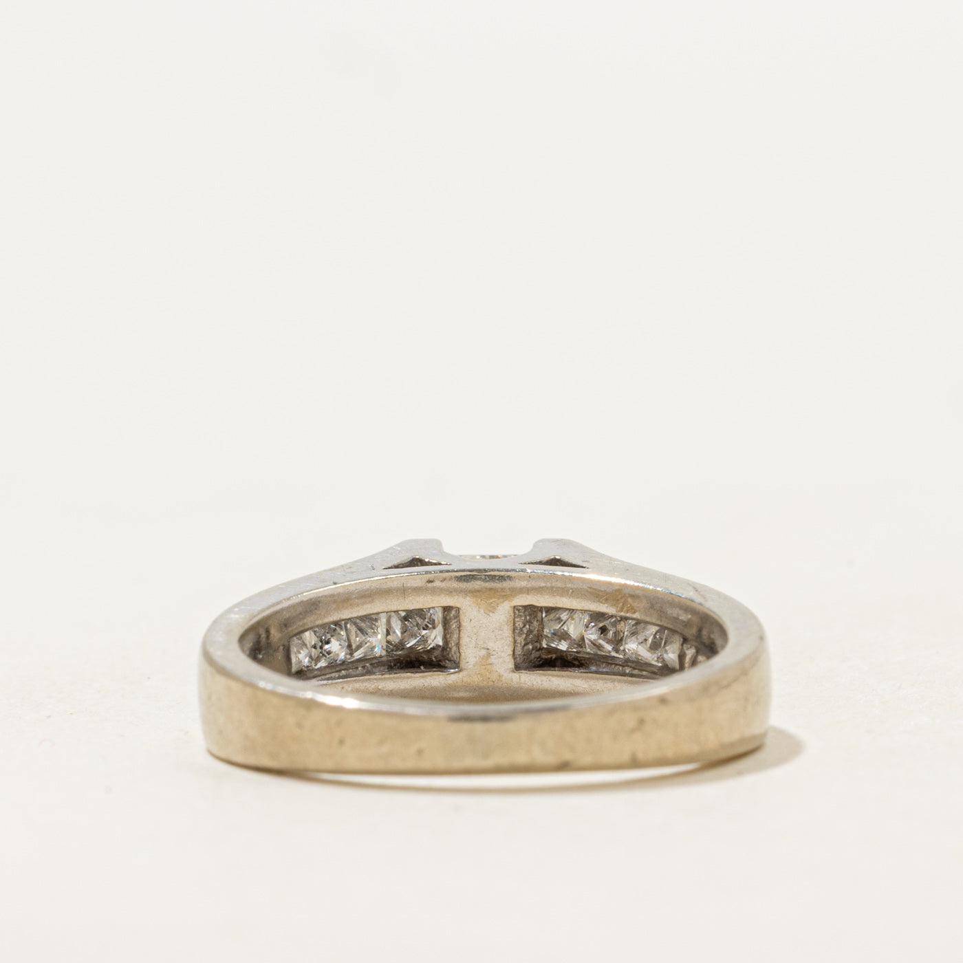 Princess Cut Diamond Engagement Ring | 0.88ctw | SZ 4.75