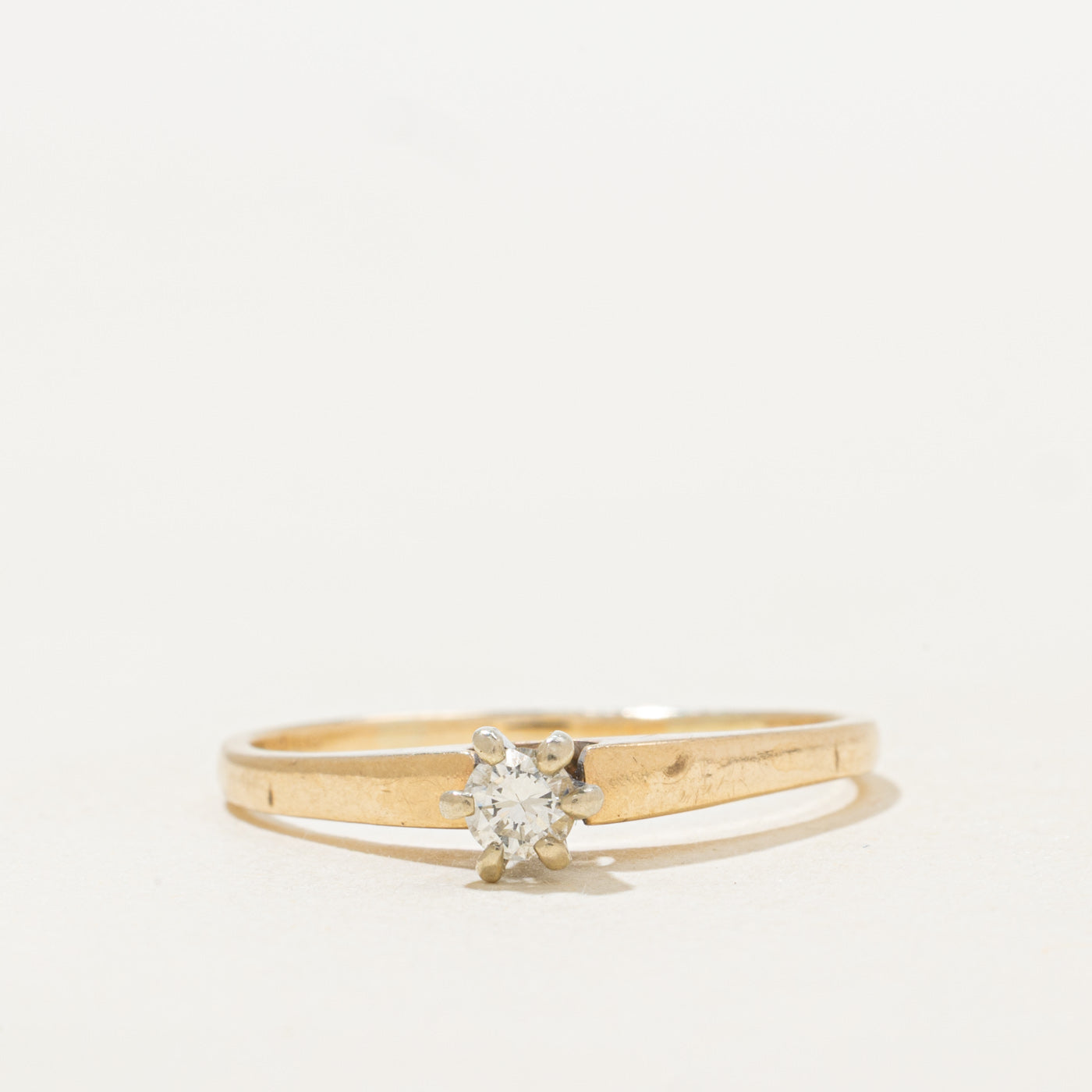 Solitaire Diamond Ring | 0.20ct | SZ 9.25