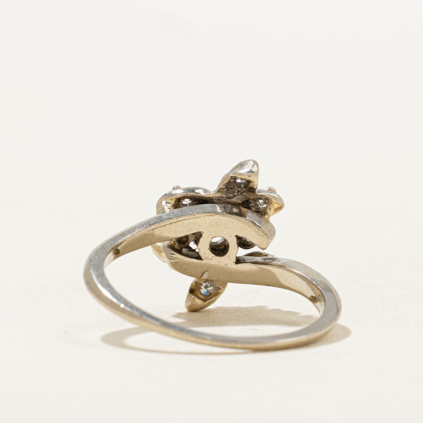 Scattered Diamond Bypass Ring | 0.23ctw | SZ 5.75