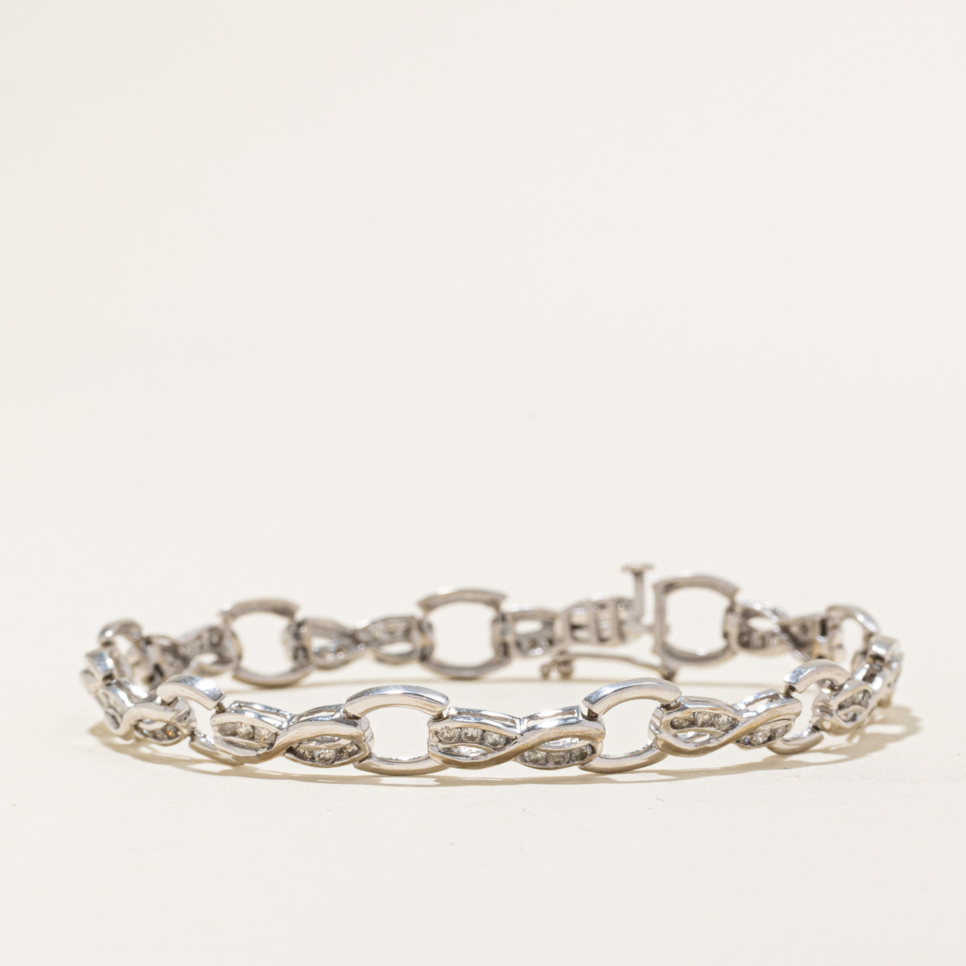 Diamond Chain Link Bracelet | 1.32ctw | 8''|