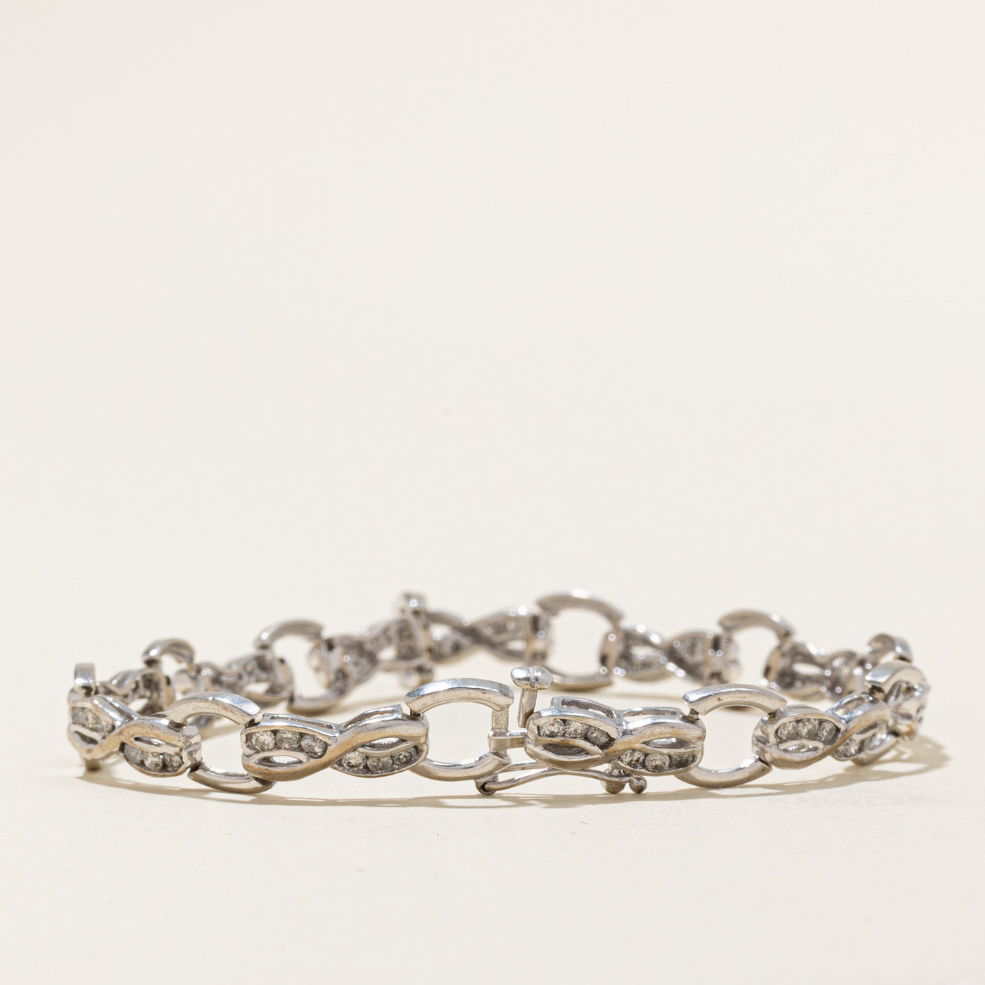 Diamond Chain Link Bracelet | 1.32ctw | 8''|