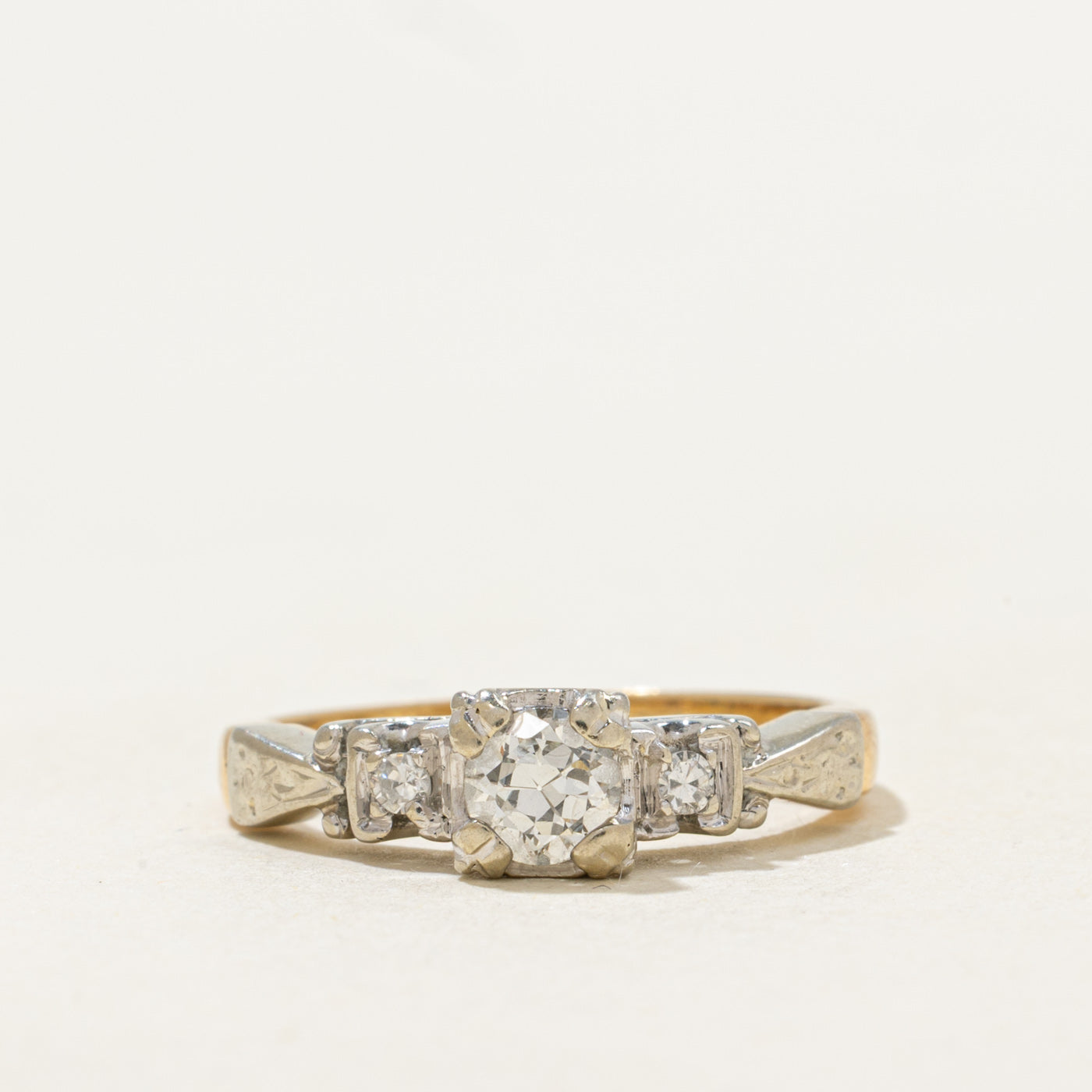 Illusion Set Transitional Cut Diamond Ring | 0.32ctw | SZ 5.25