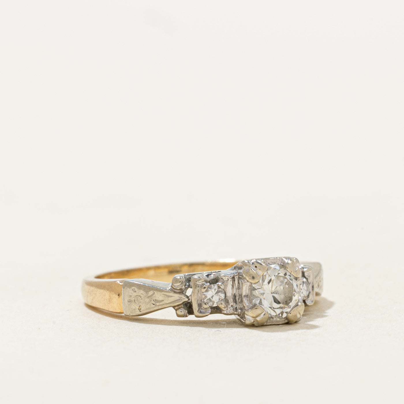 Illusion Set Transitional Cut Diamond Ring | 0.32ctw | SZ 5.25