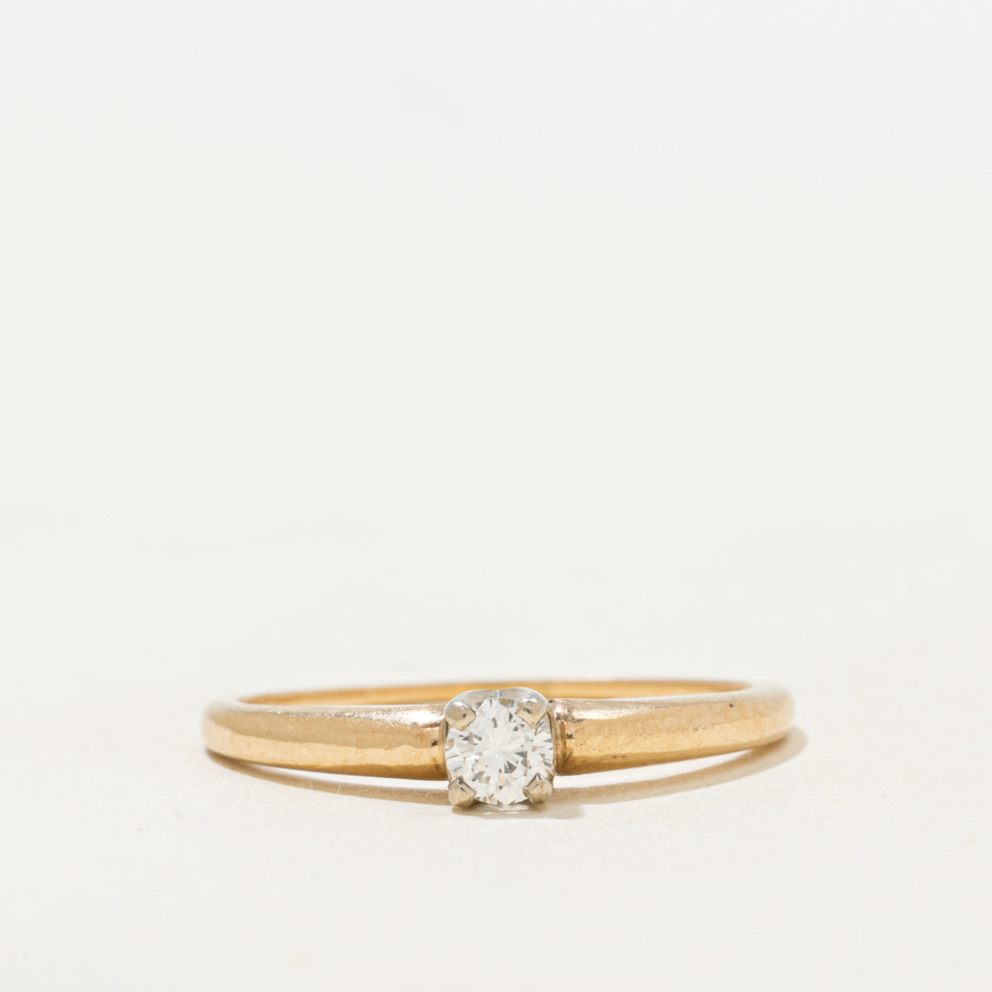 Solitaire Diamond Petite Ring | 0.15ct | SZ 7.25
