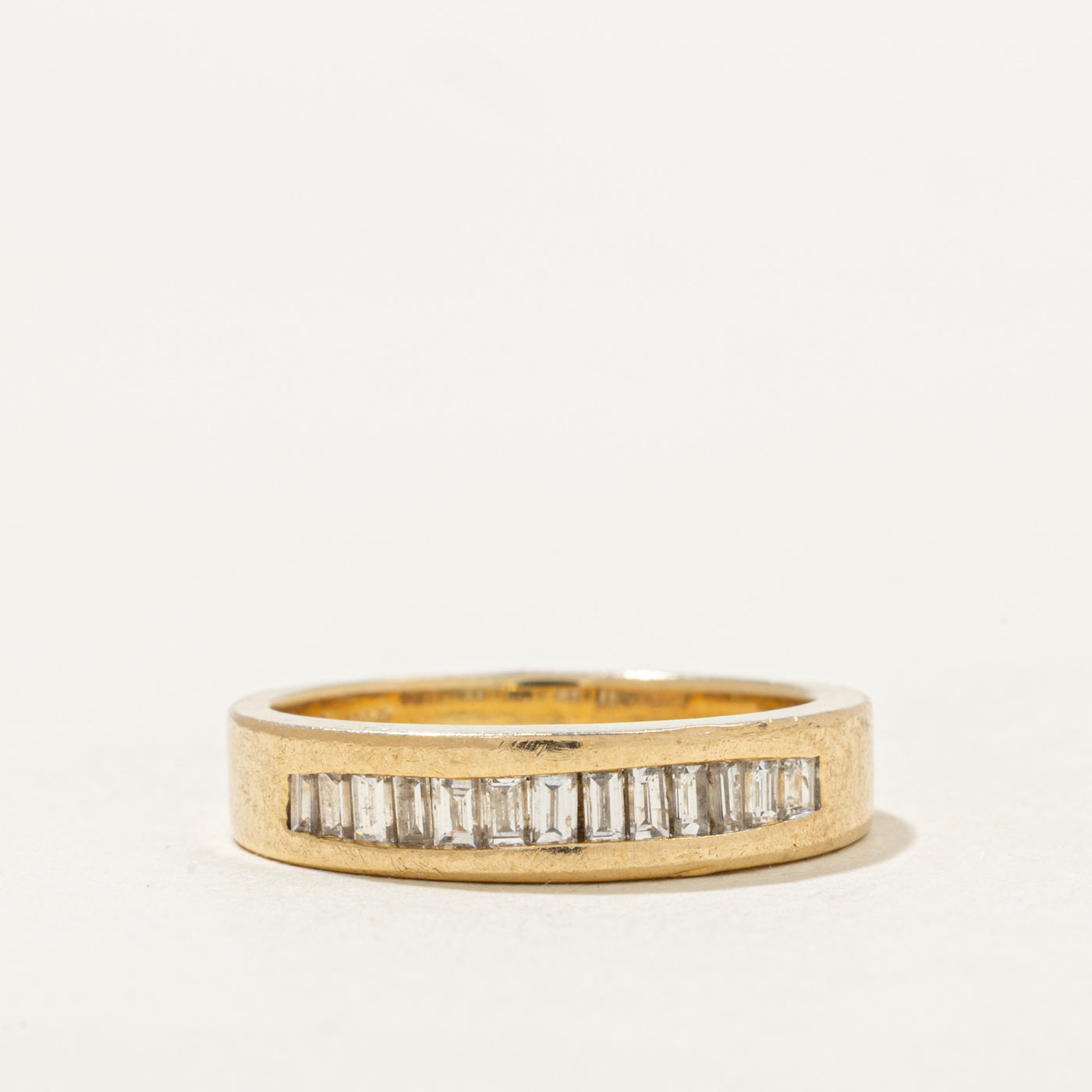 Channel Set Baguette Cut Diamond Band | 0.41ctw | SZ 5.25