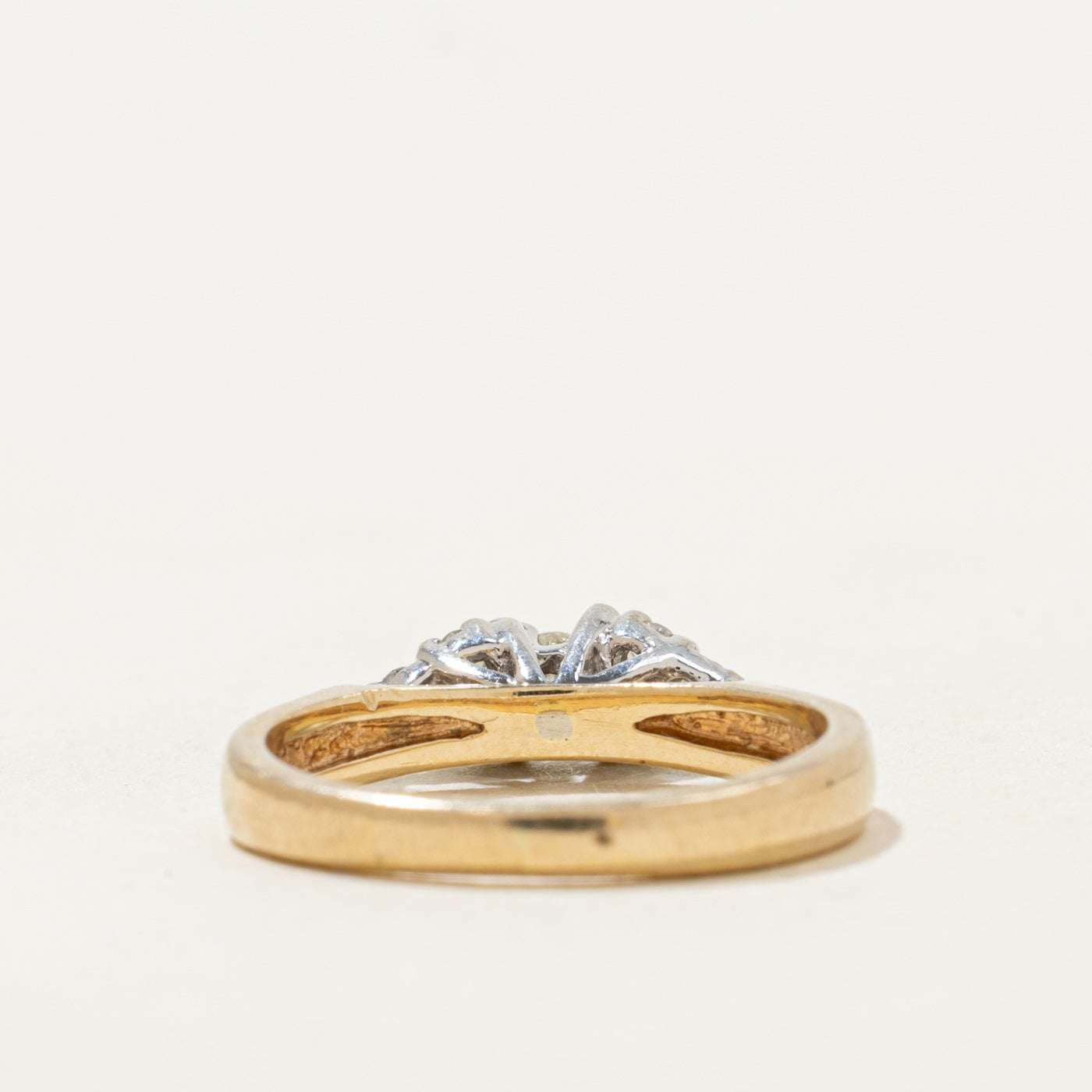 Yellow Gold Diamond Cluster Ring | 0.23ctw | SZ 5.25
