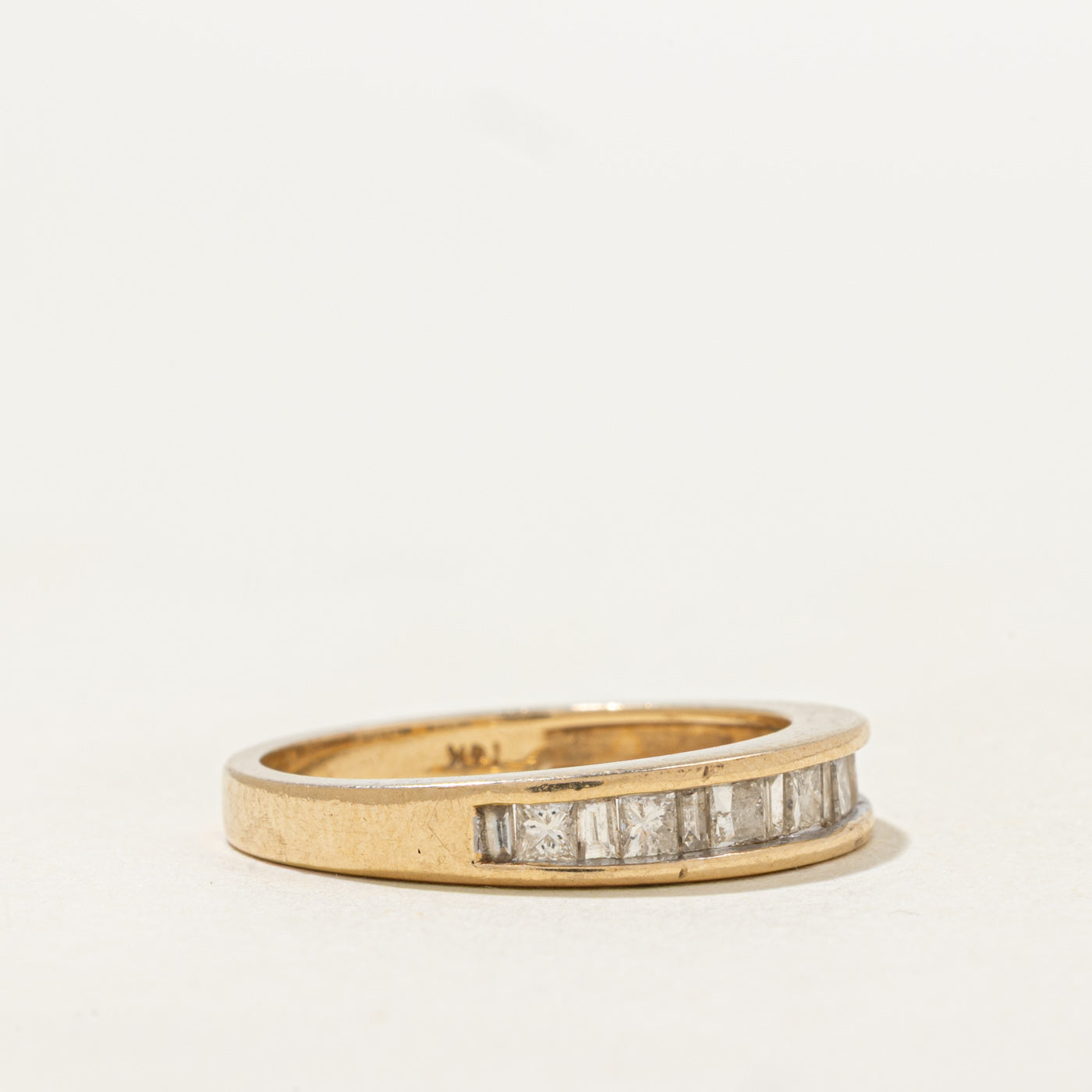 Channel Set Princess Cut Diamond Band | 0.30ctw | SZ 6.5