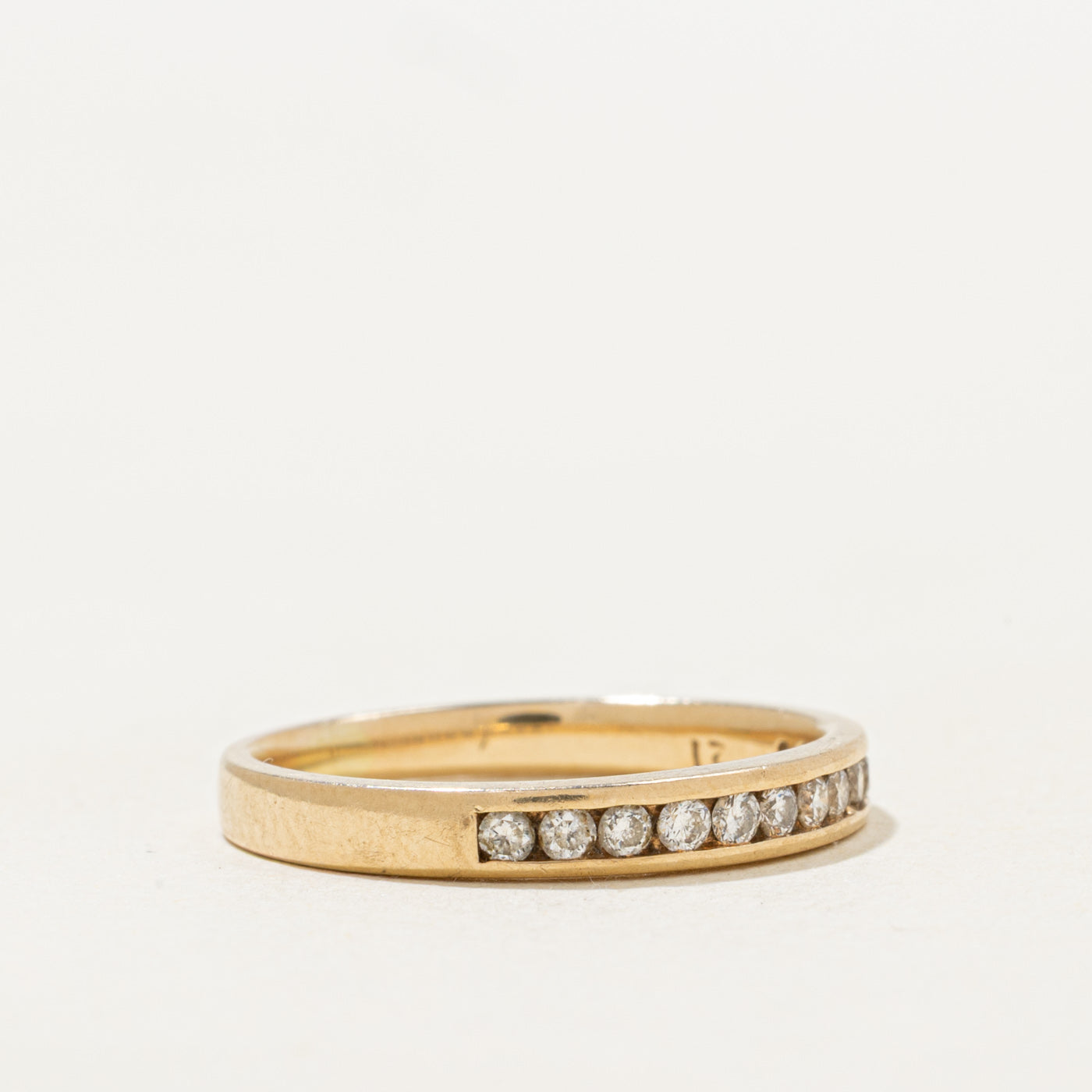 Semi Eternity Channel Set Diamond Band | 0.21ctw | SZ 5.25