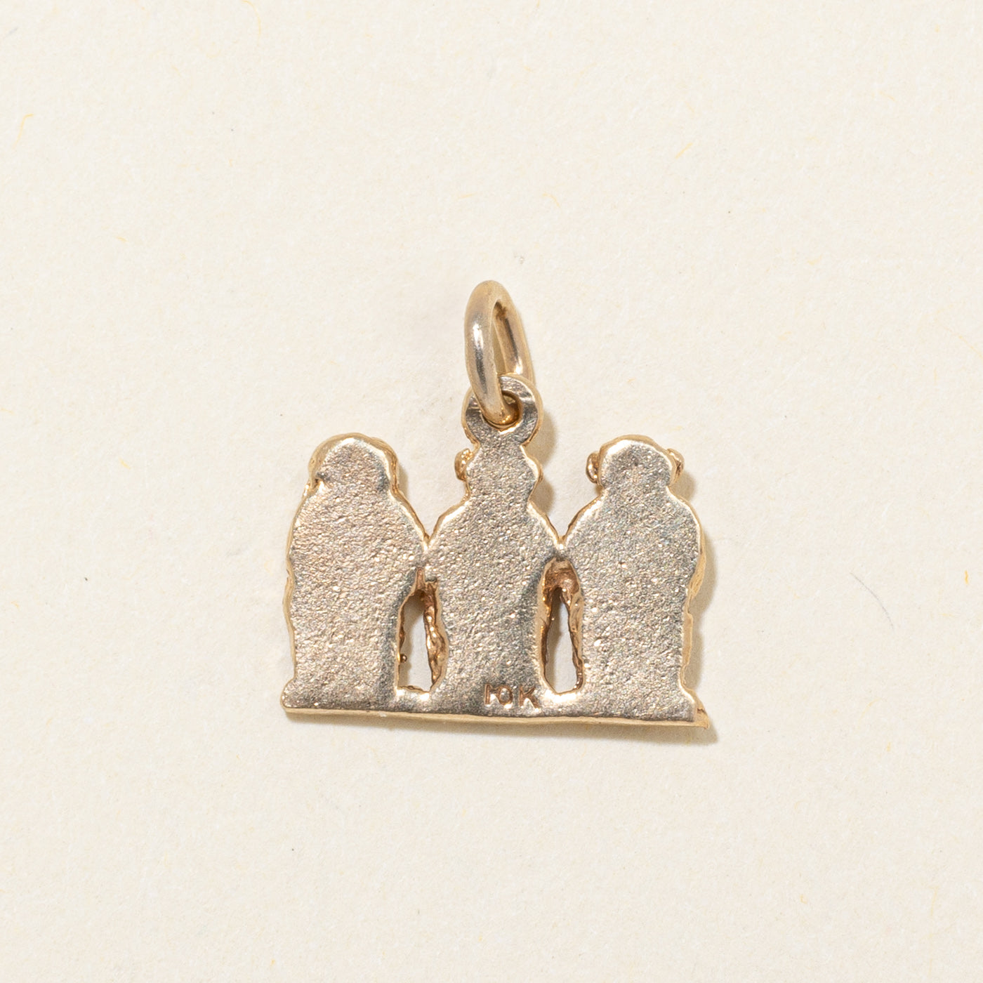 10k Yellow Gold "See No Evil, Speak No Evil, Hear No Evil" Charm
