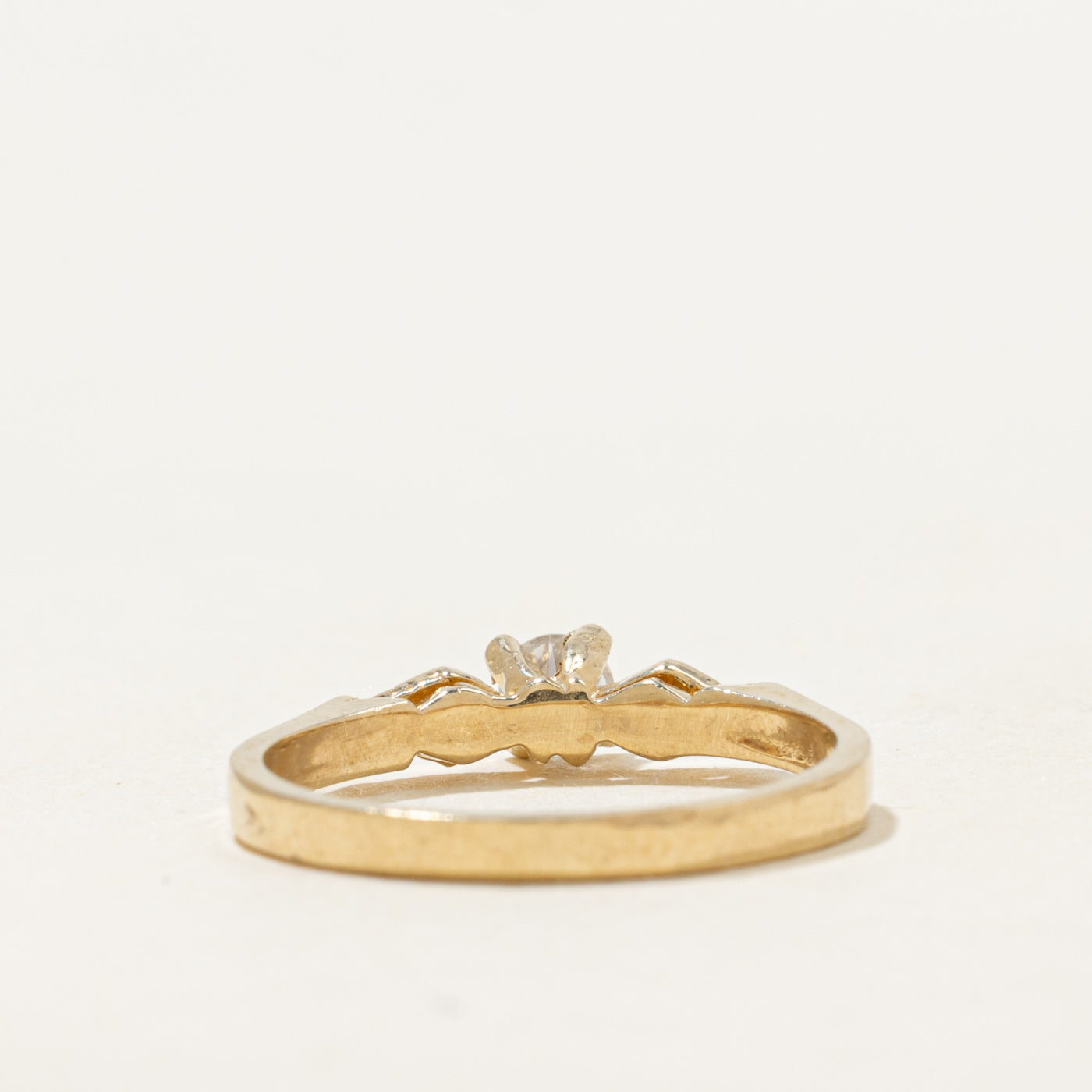 Solitaire Diamond Ring | 0.12ct | SZ 4