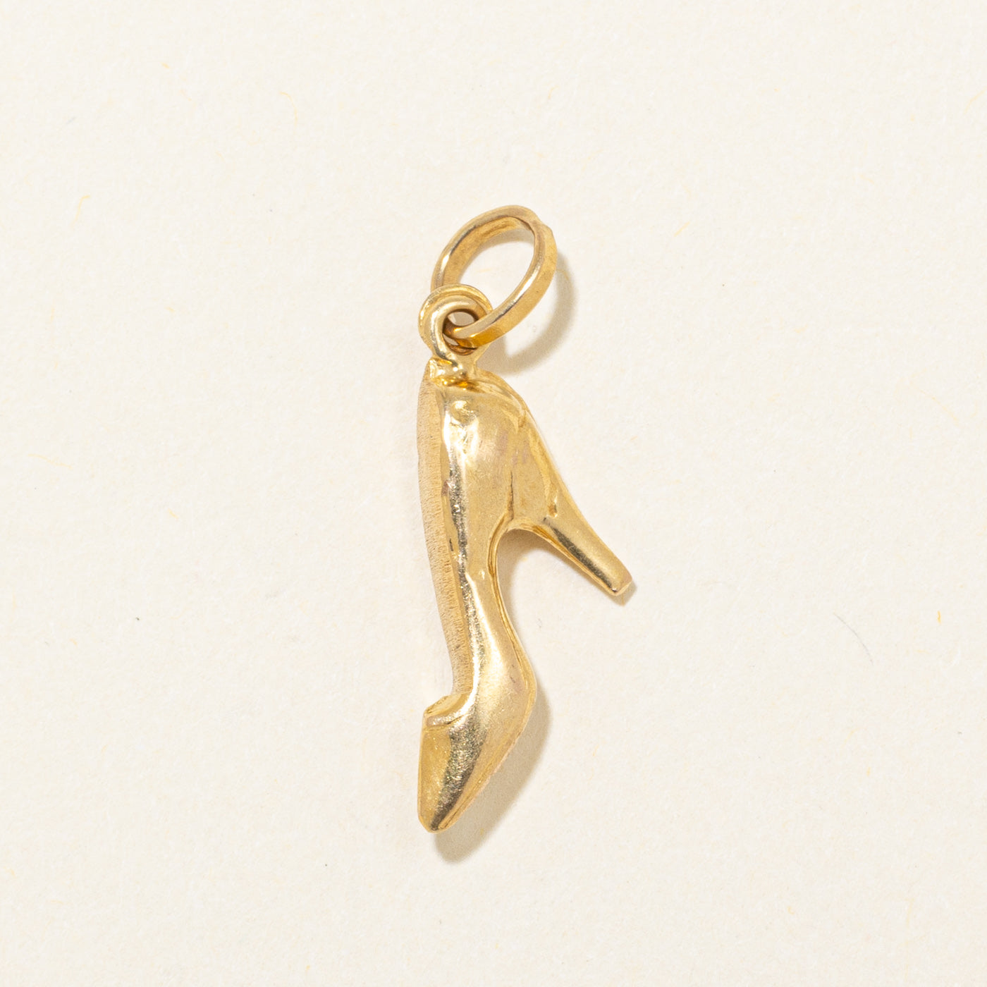 18k Yellow Gold High Heel Charm