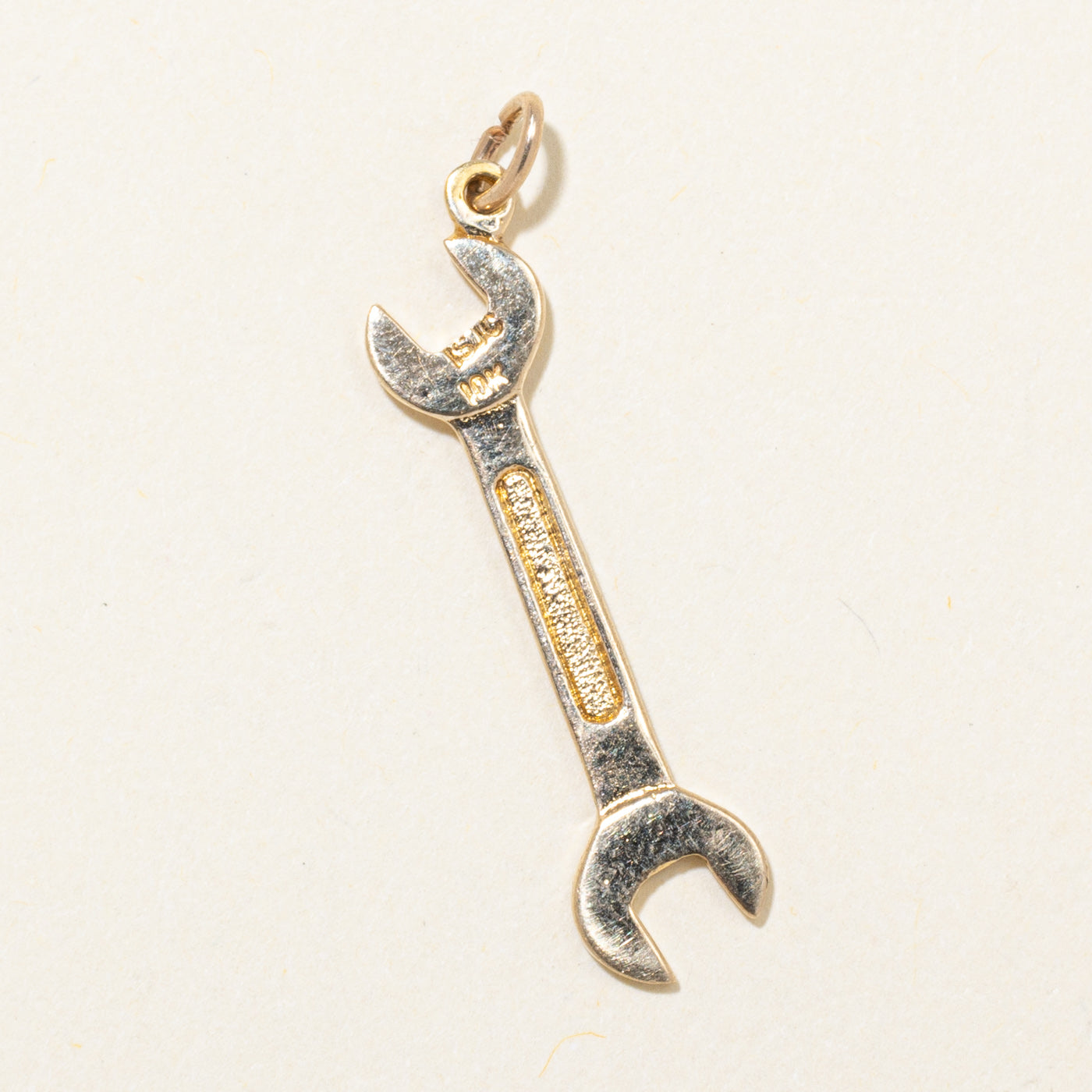 10k Yellow Gold Wrench Charm