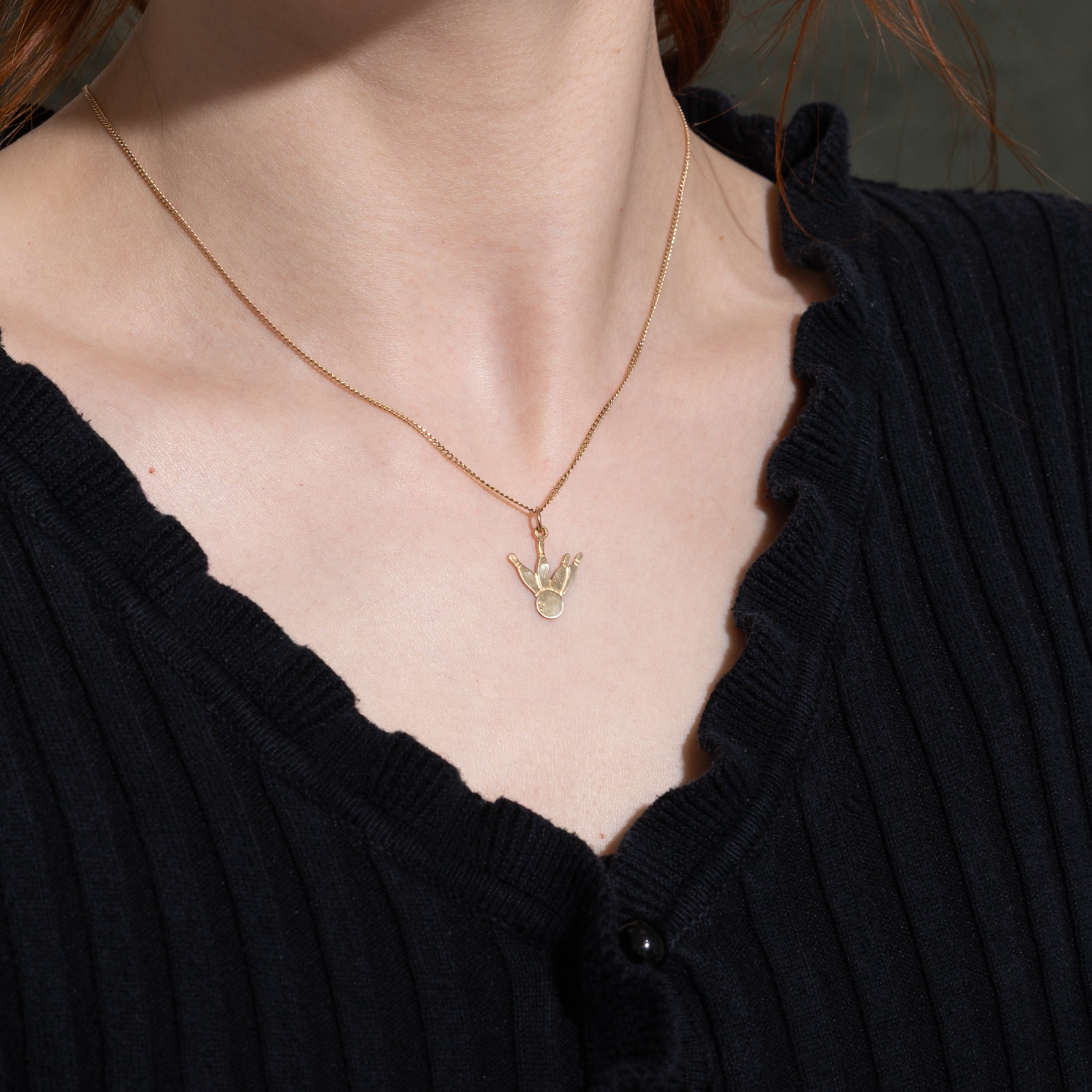 10k Yellow Gold Bowling Charm