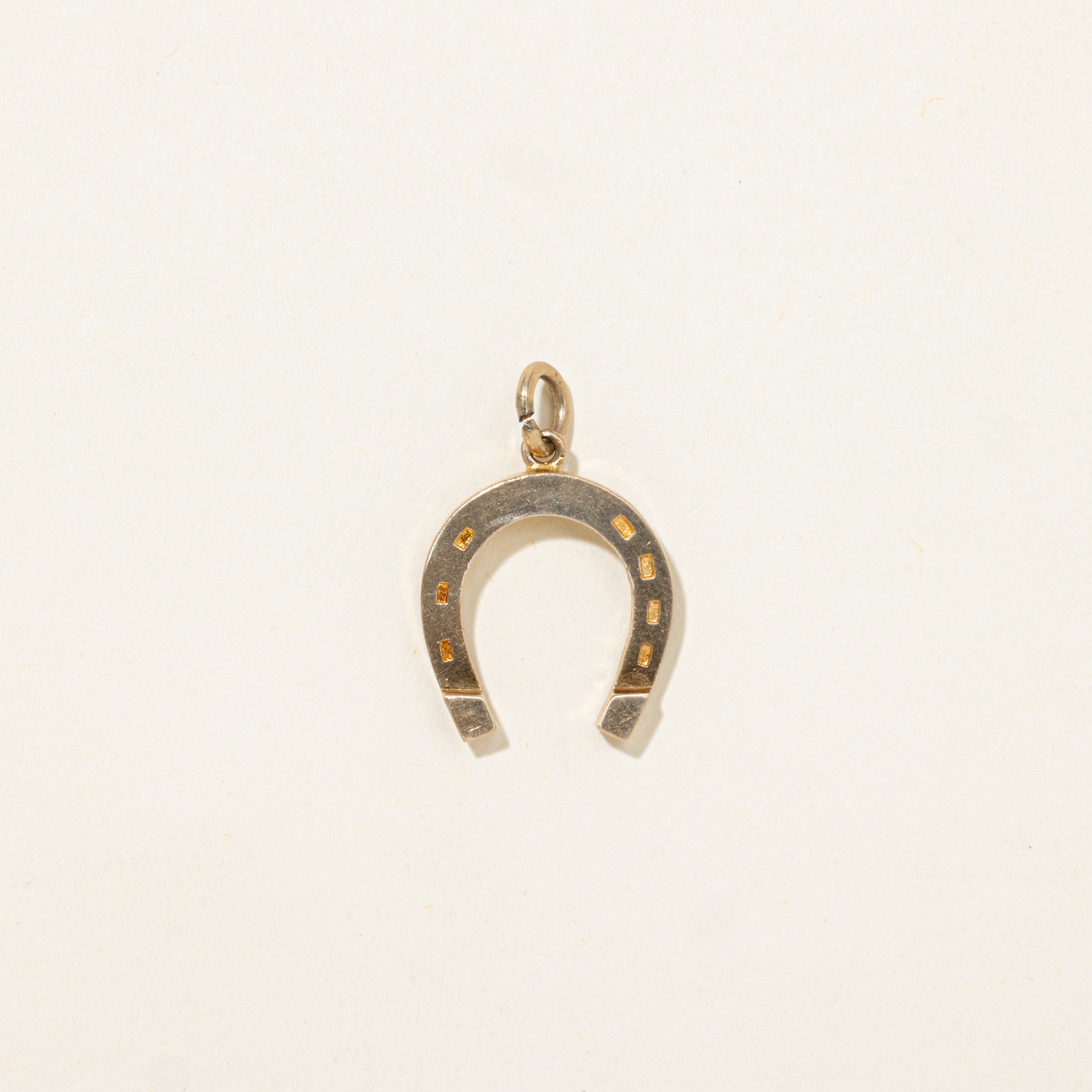 1962 Birmingham 9k Yellow Gold Horseshoe Charm