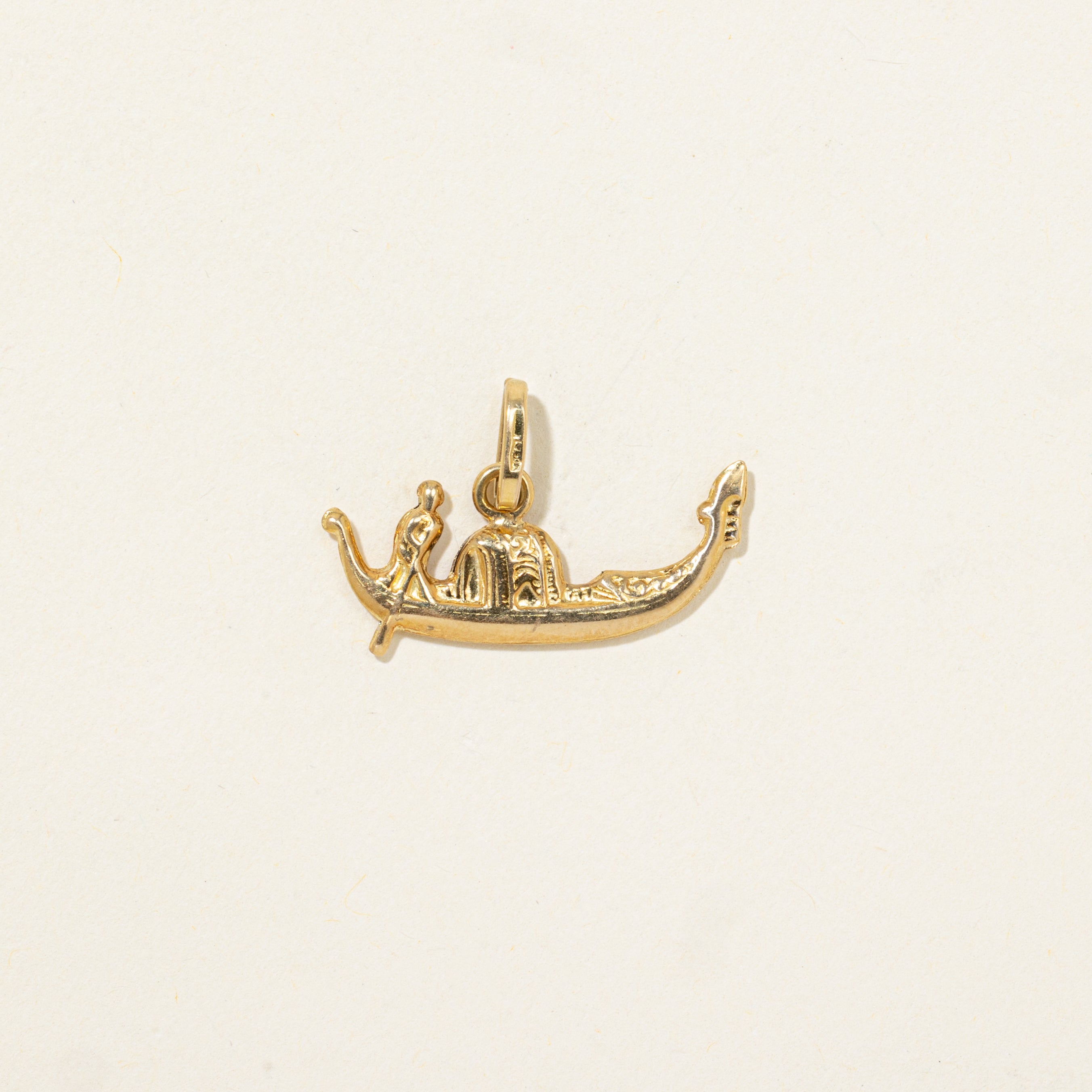 18k Yellow Gold Gondola Charm