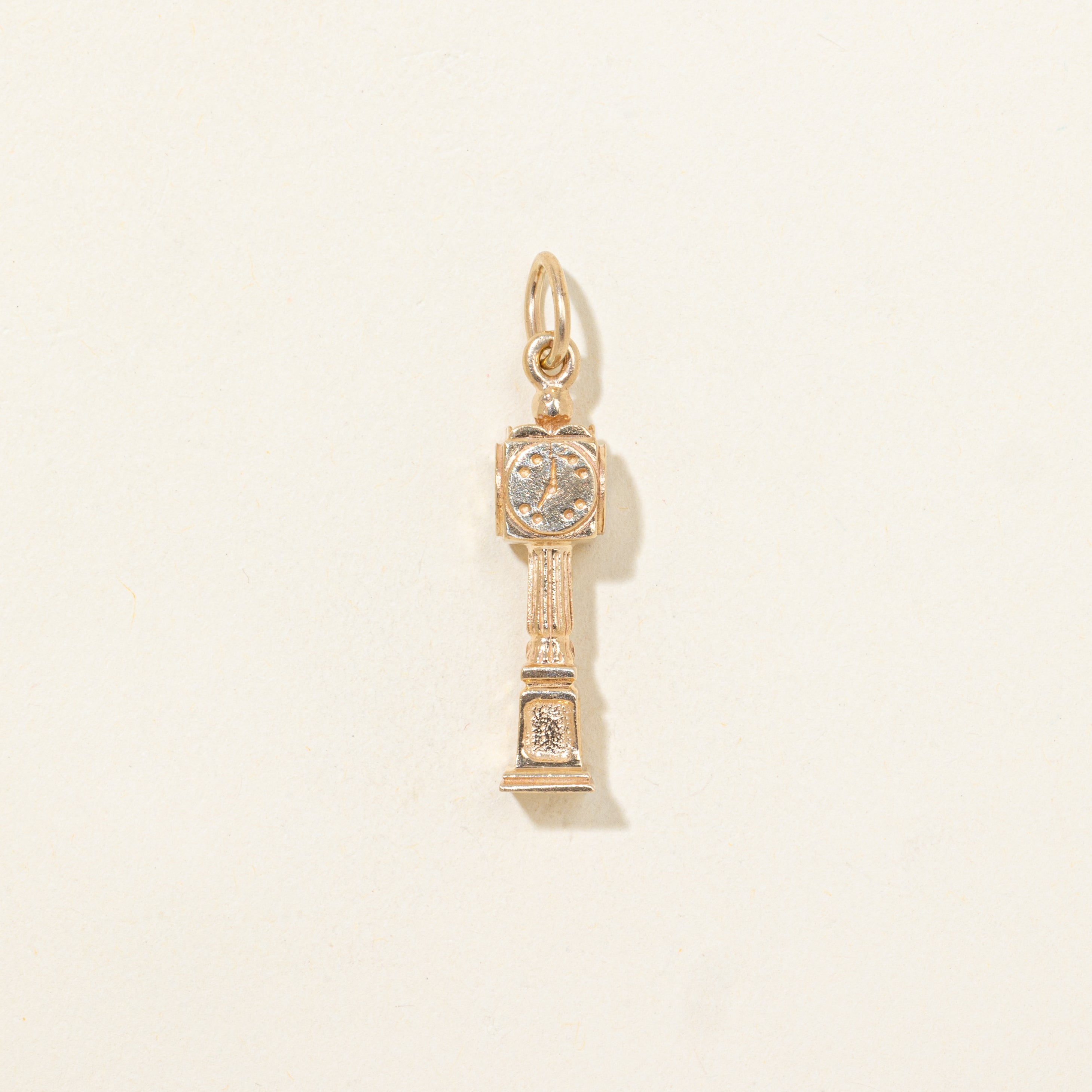 10k Yellow Gold Steamclock Charm