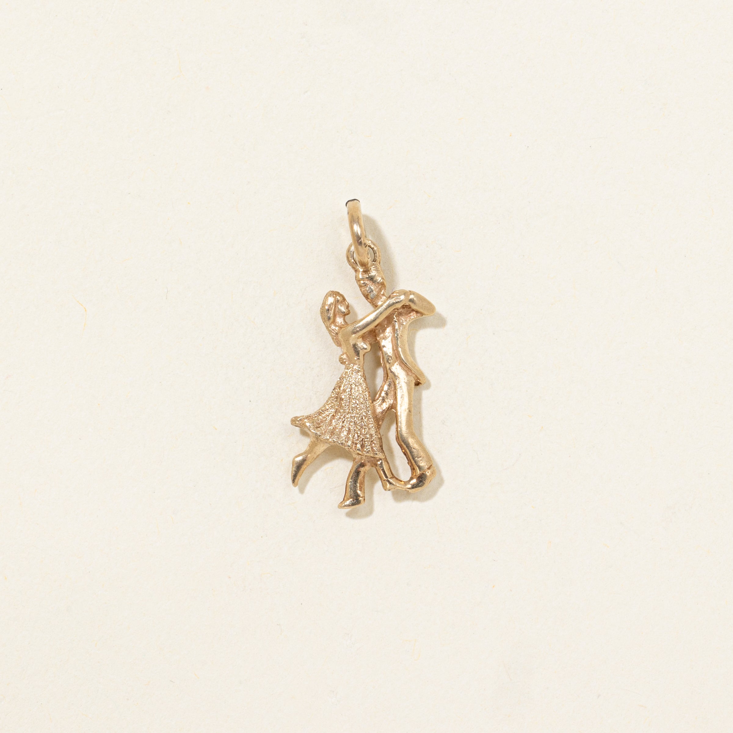10k Yellow Gold Dancing Couple Charm