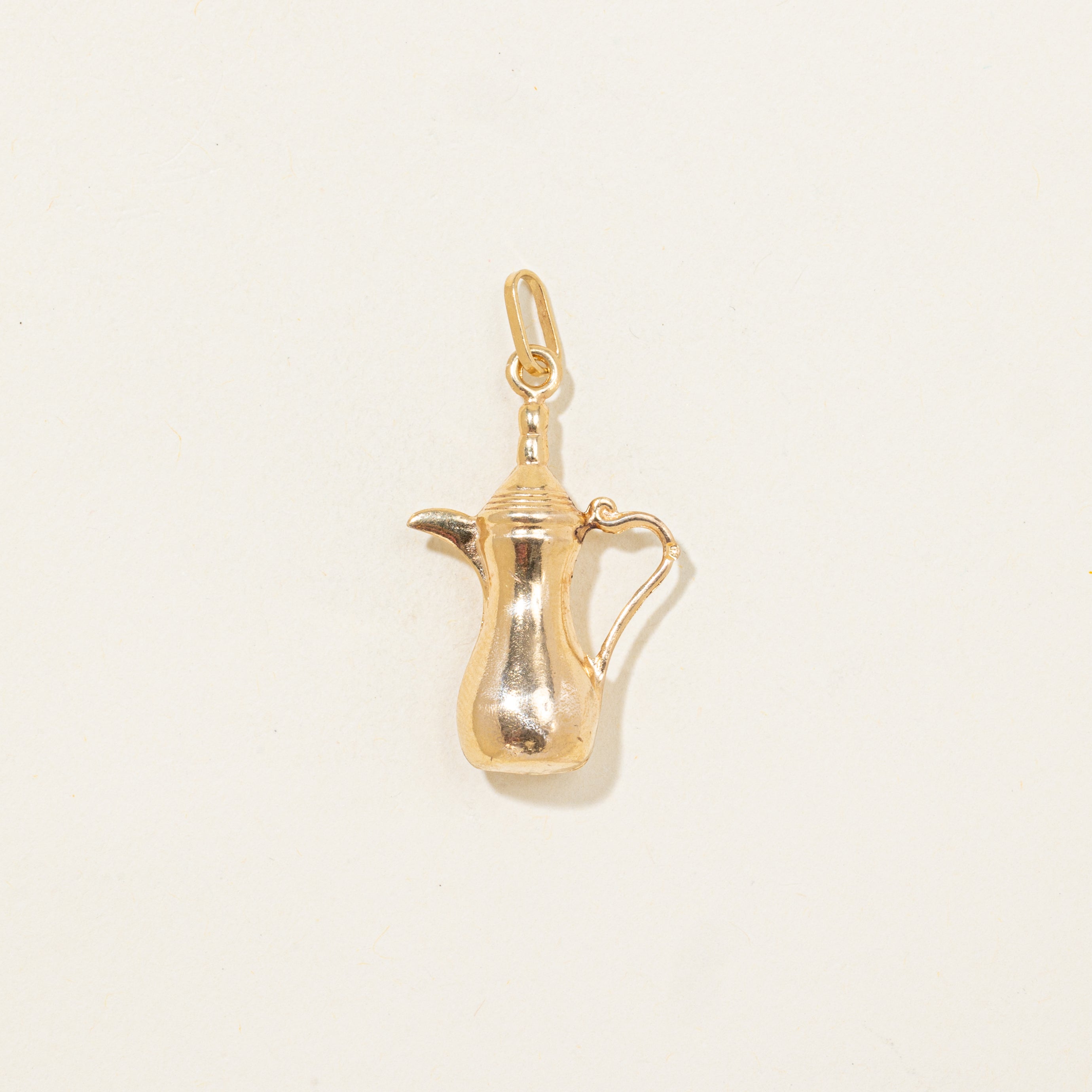 18k Yellow Gold Pitcher Charm