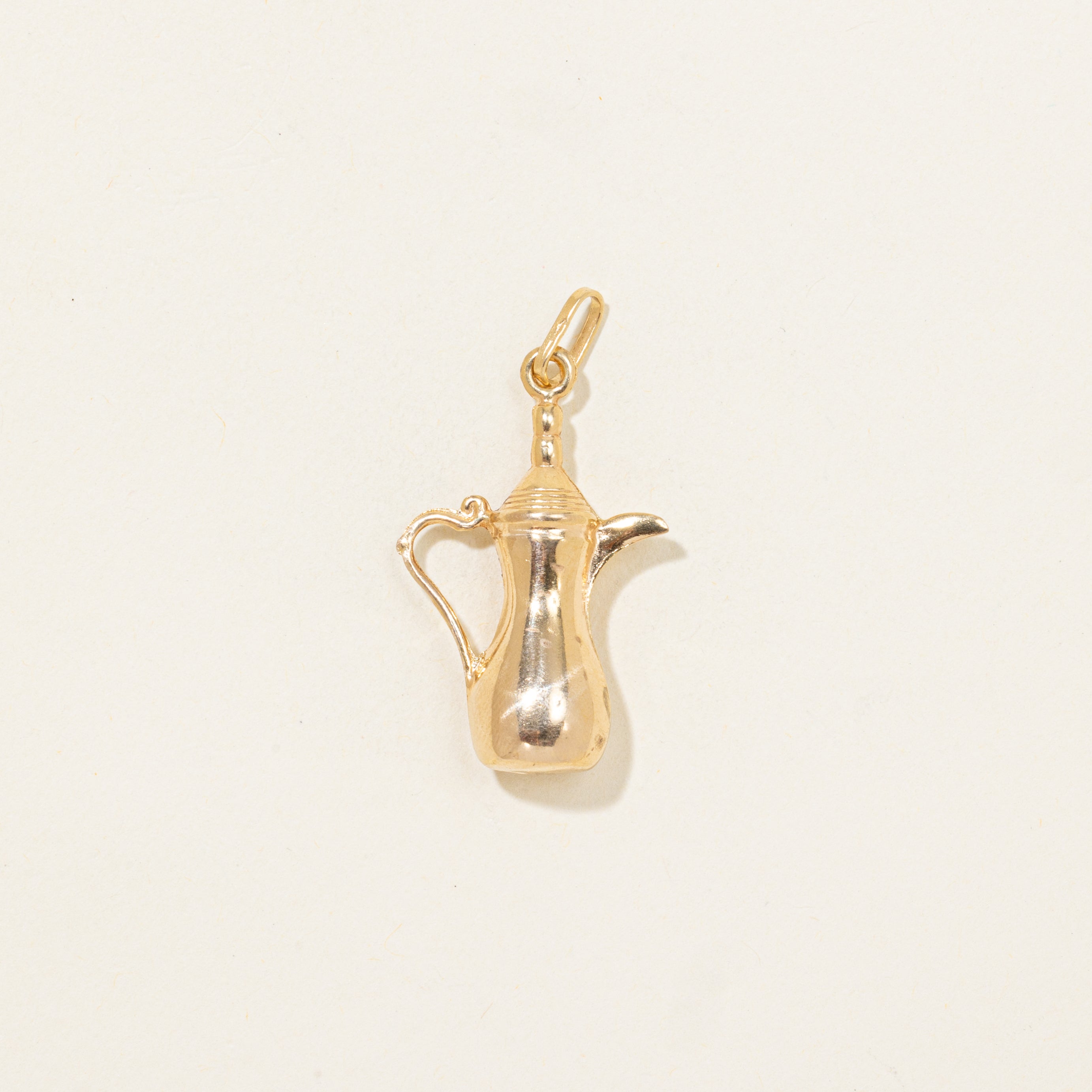 18k Yellow Gold Pitcher Charm