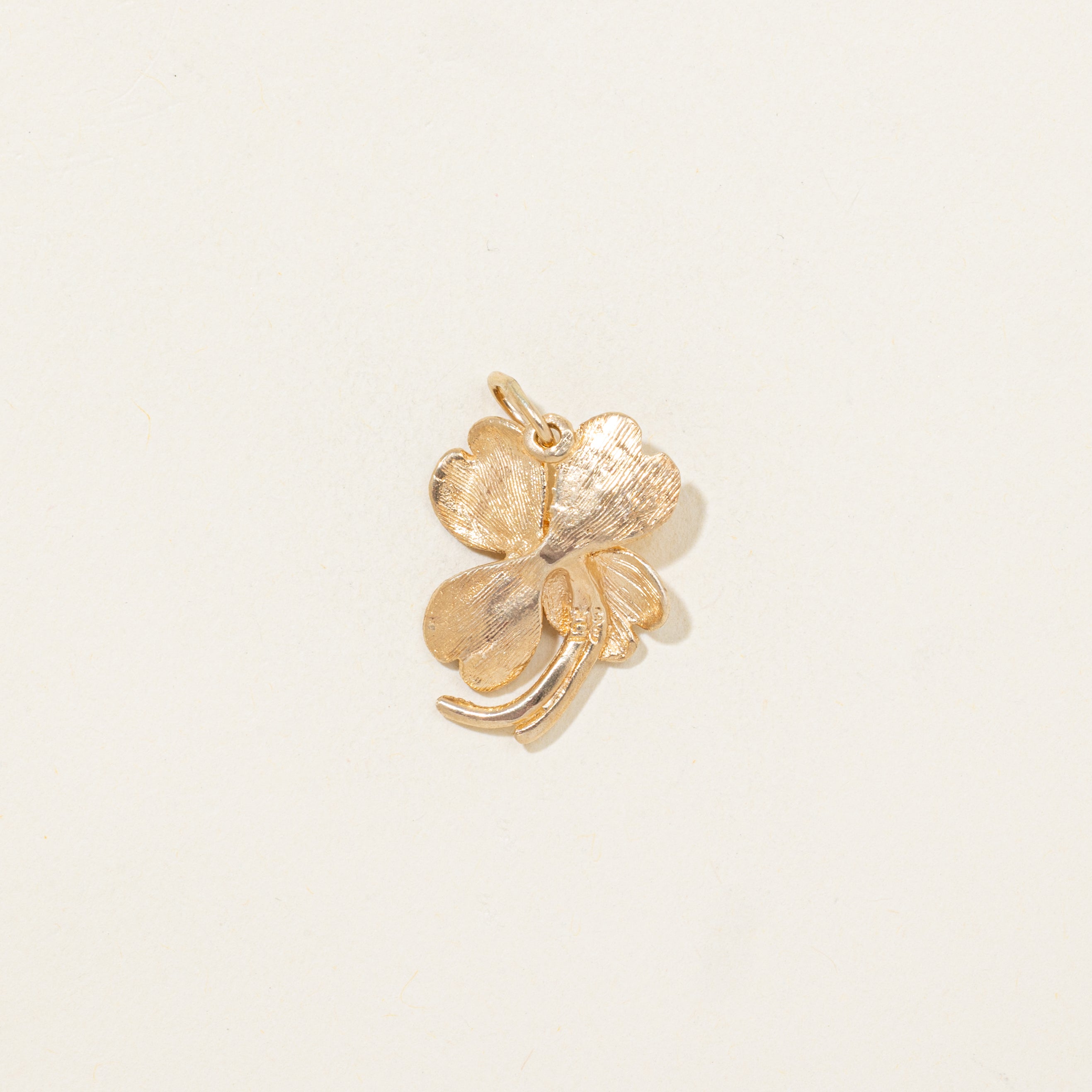 10k Yellow Gold Flower Charm