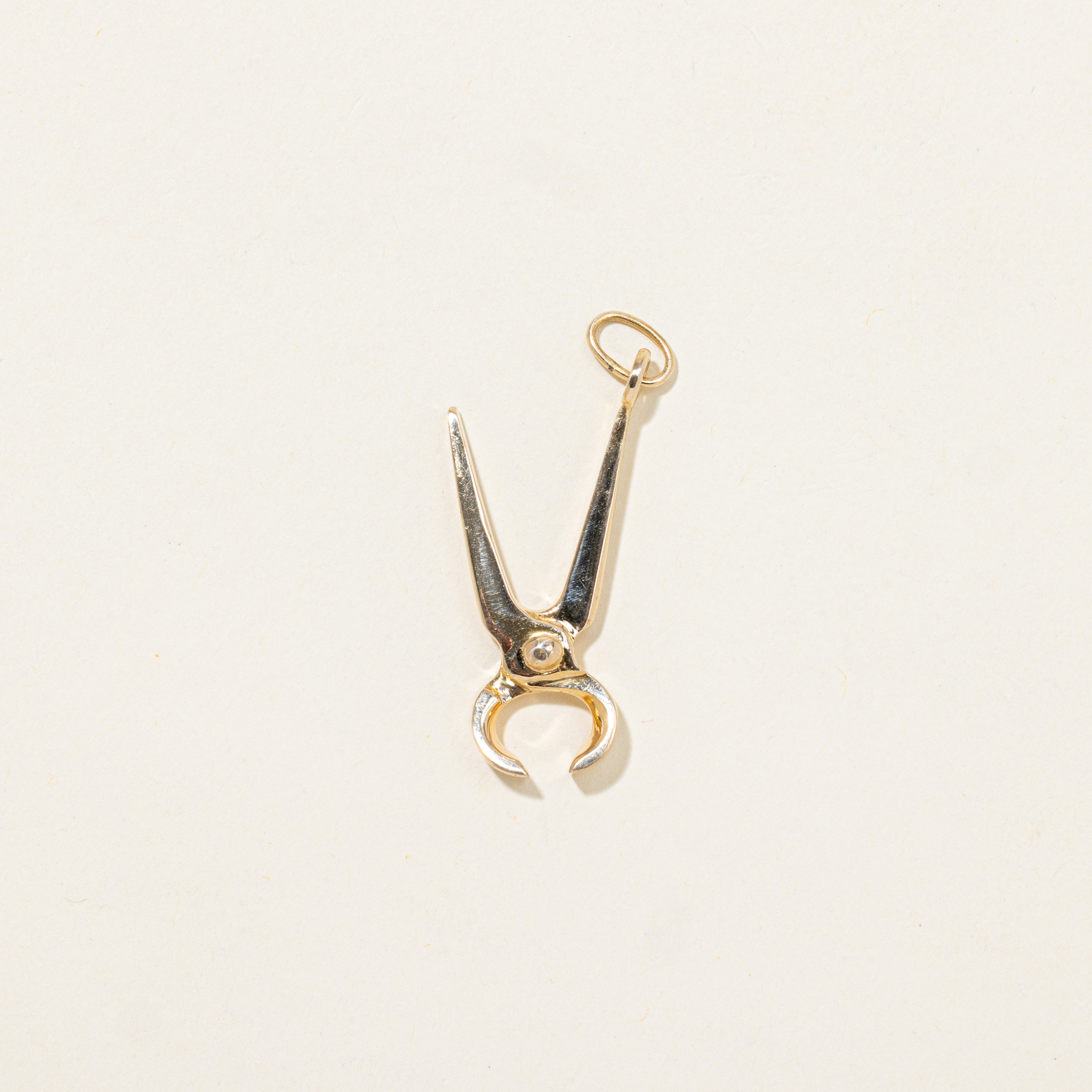 14k Yellow Gold Pliers Charm