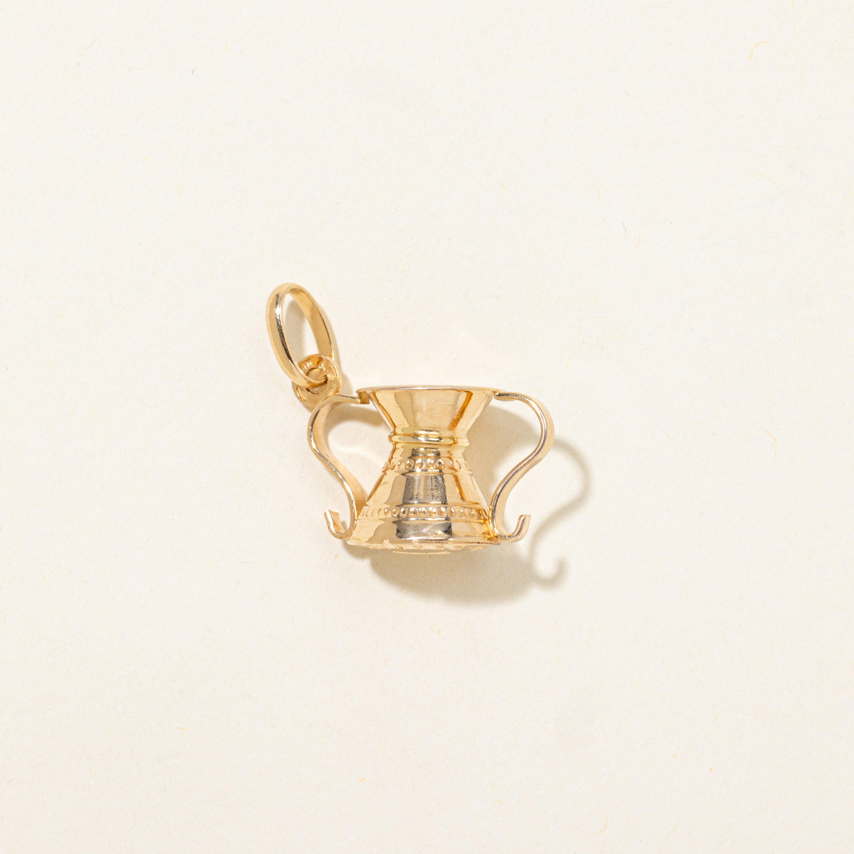 Vintage Italian 18k Yellow Gold Chalice Charm
