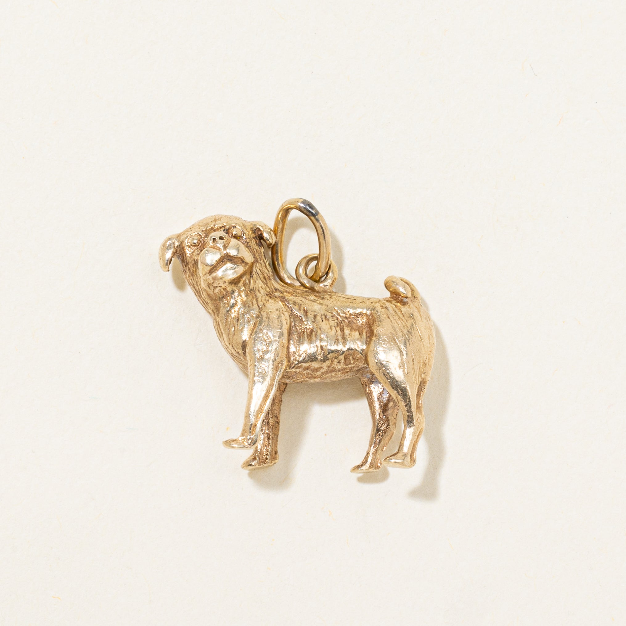 10k Yellow Gold Dog Charm