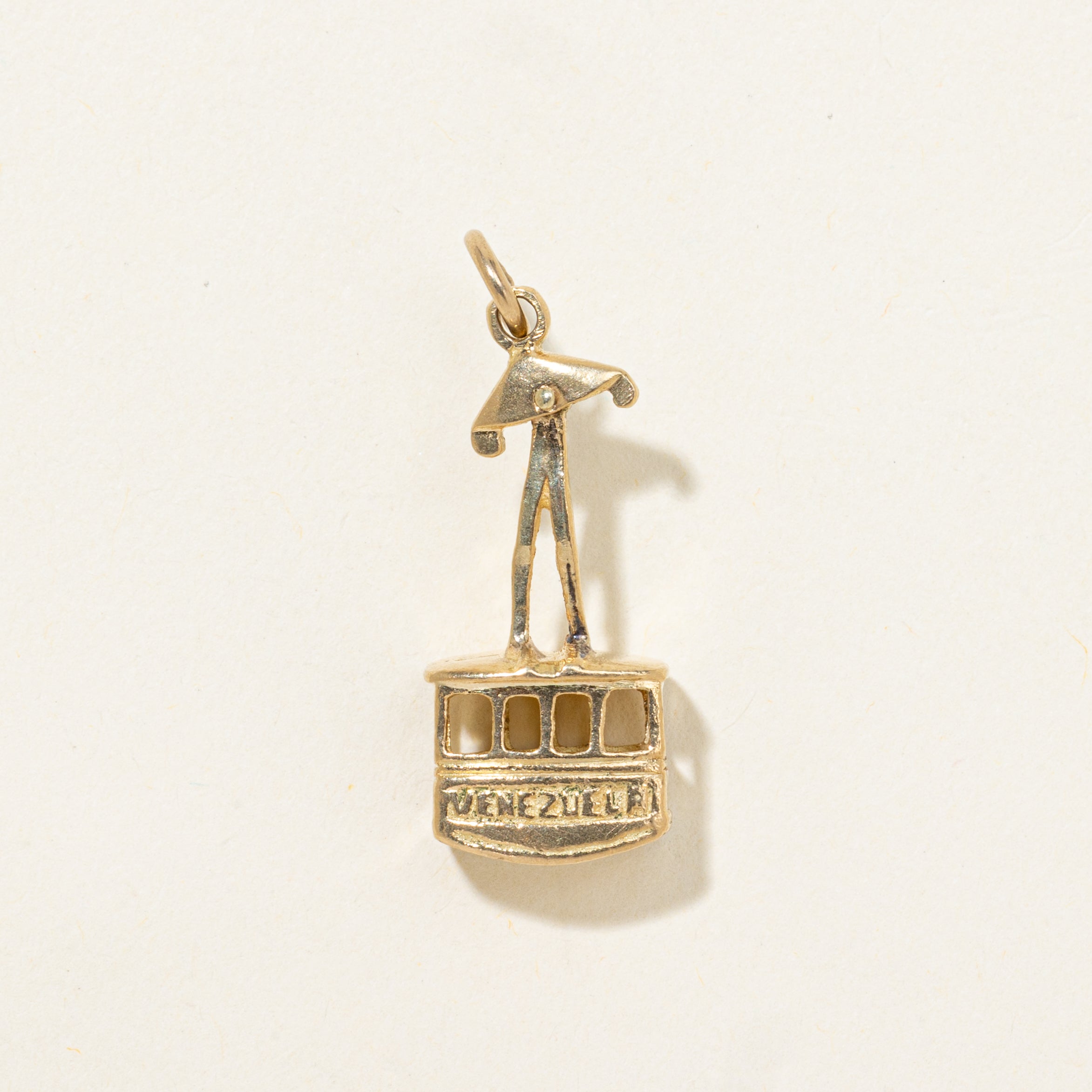 10k Yellow Gold Venezuelan Gondola Charm