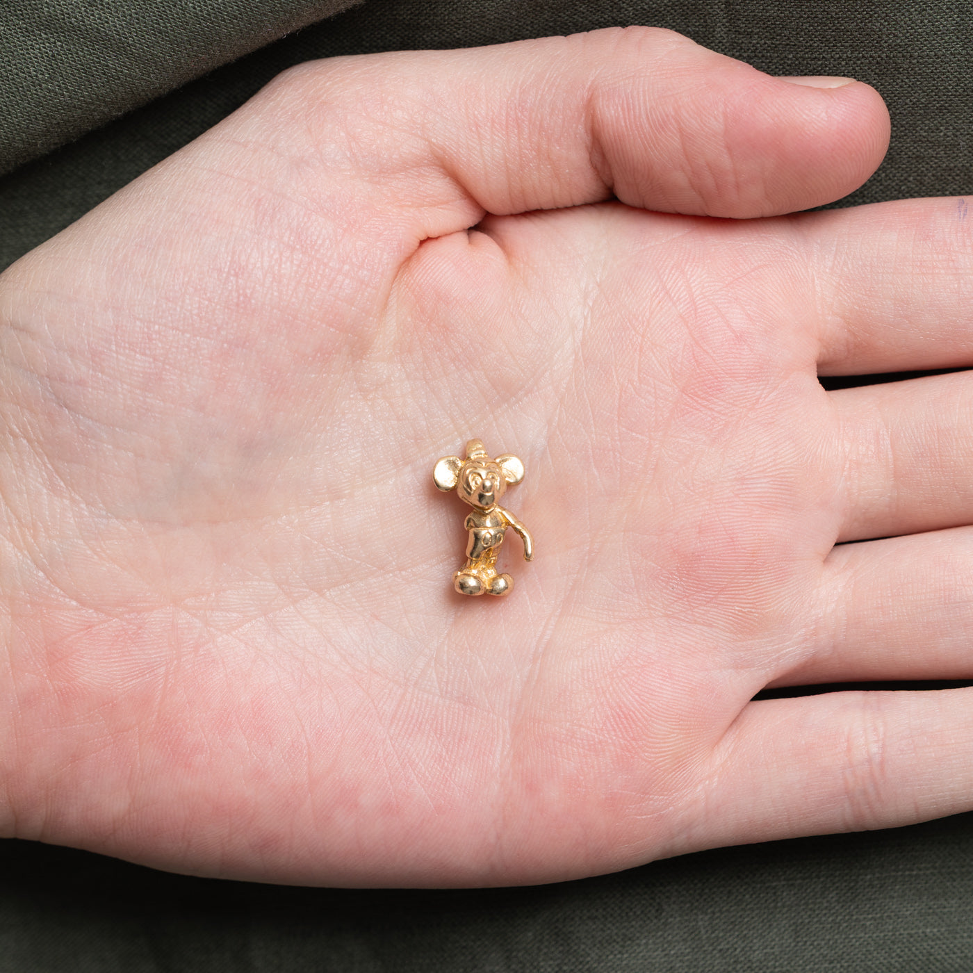 Pendentif Mickey Mouse en or jaune 14 carats