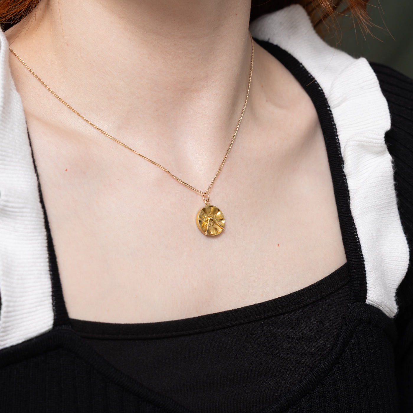 8K Flower Steel Pan Drum Pendant