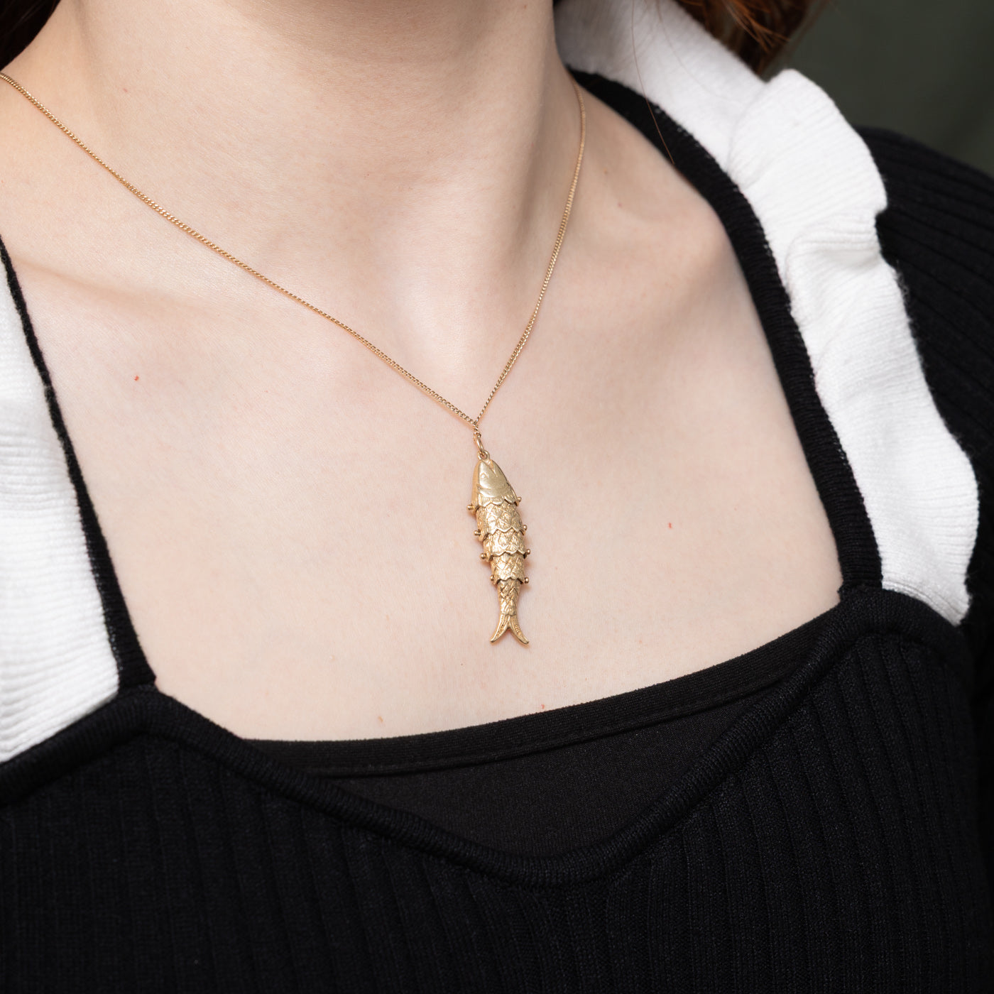 10K Articulated Fish Charm