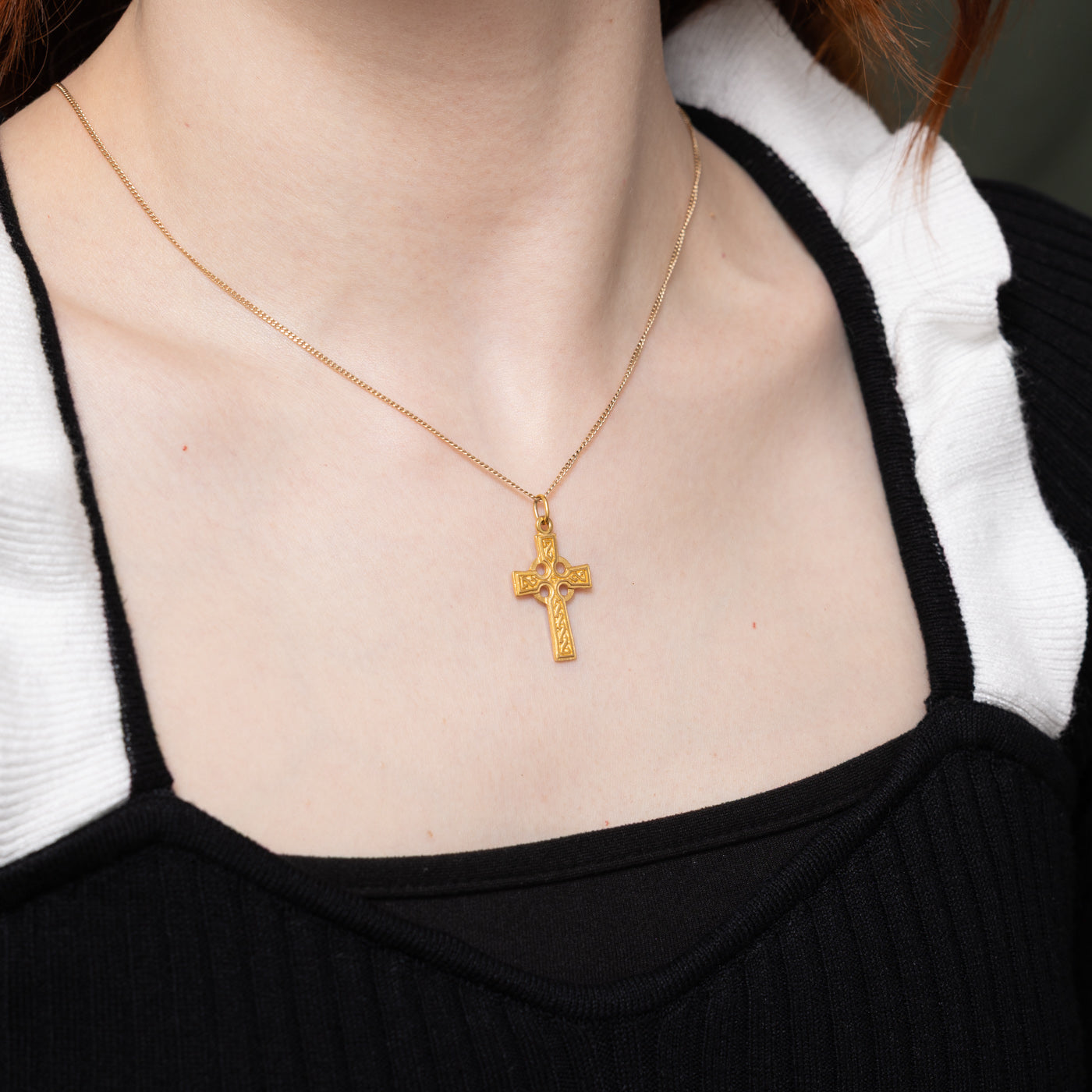 10K Celtic Cross Pendant